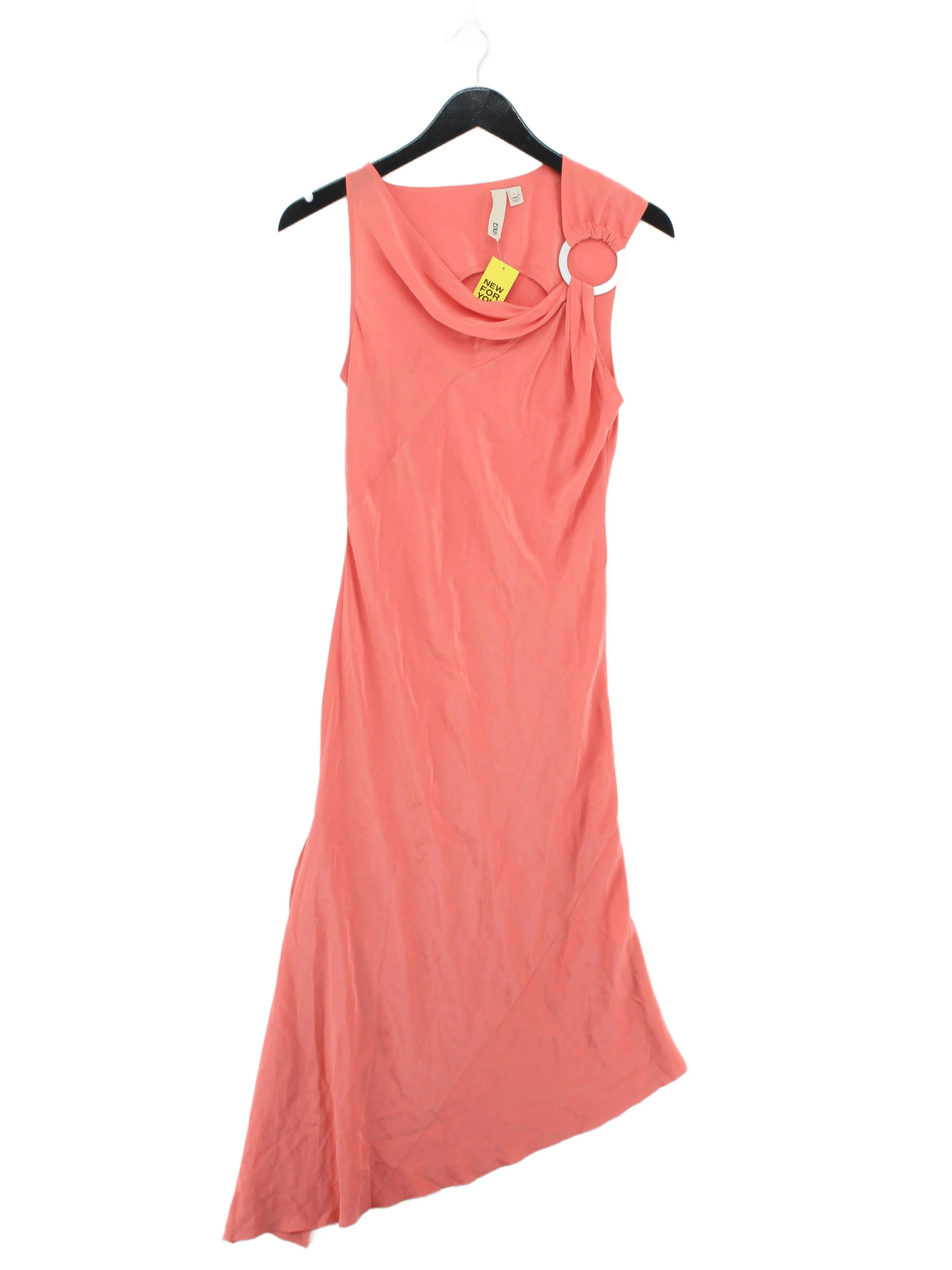 Edun Slip Midi Dress S in Orange