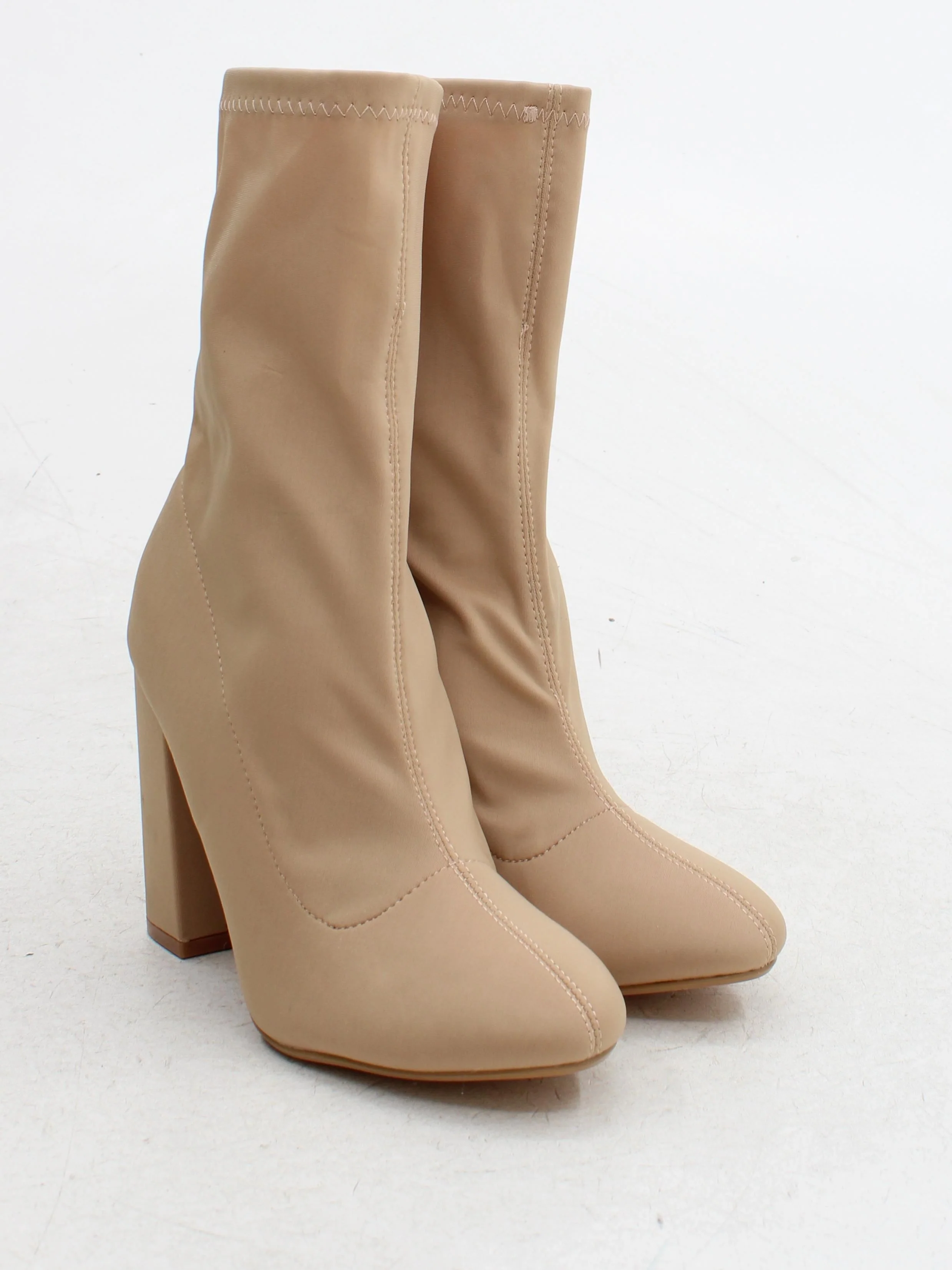 EGO Women's Boots UK 5 Tan Polyester with Spandex Platform - Image 4
