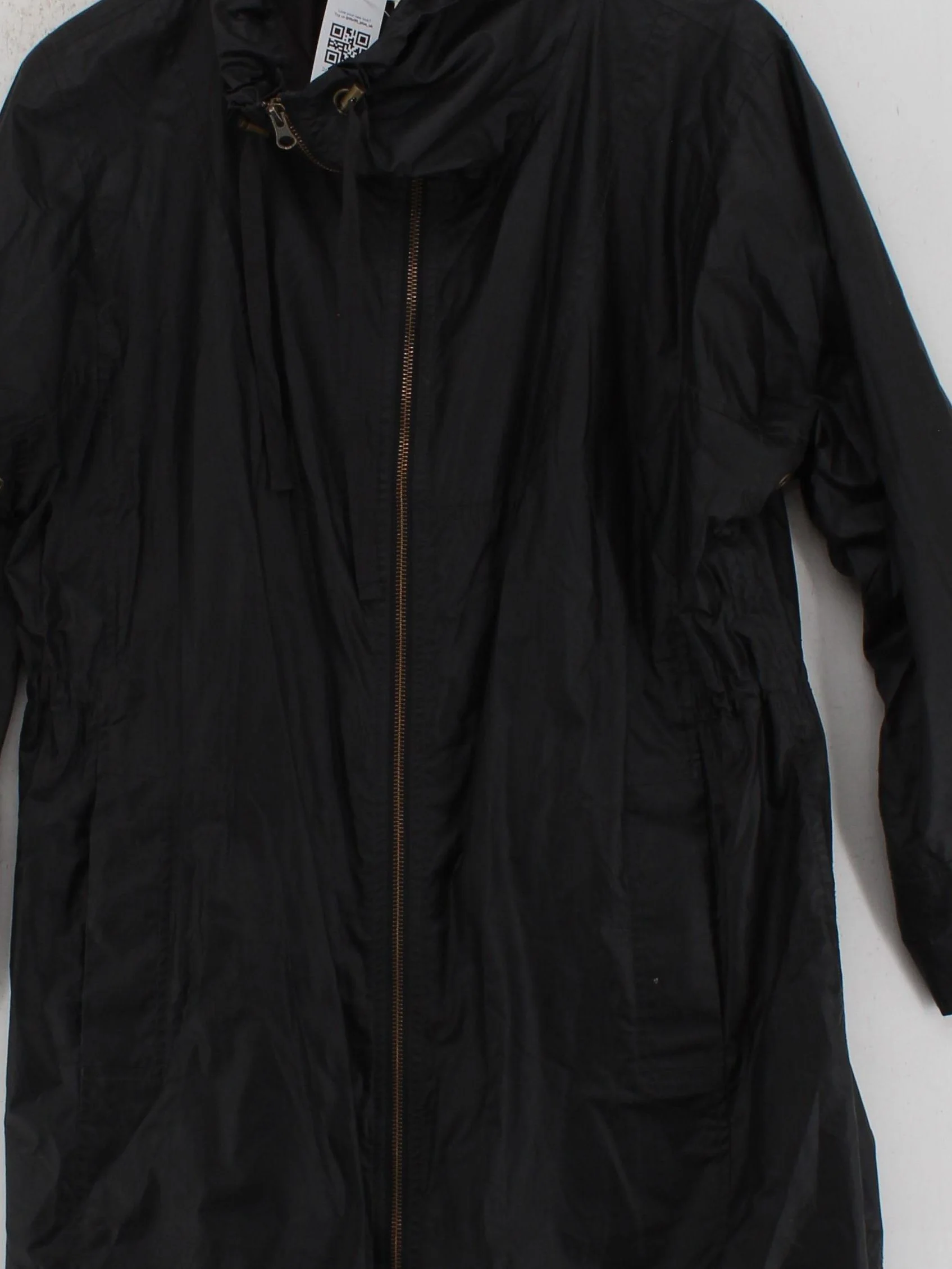 Eileen Fisher Women's Coat S Black Cotton with Rayon Overcoat - Image 3