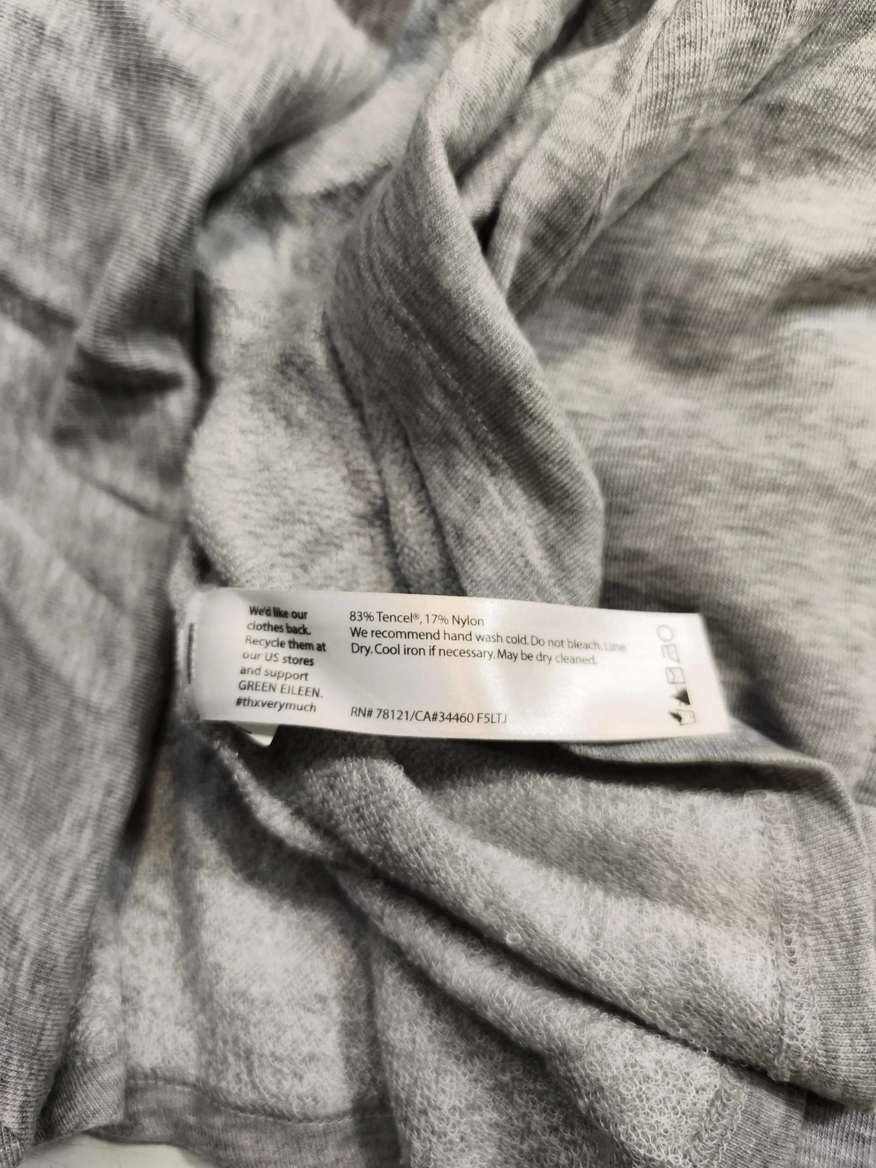 Eileen Fisher Women's Jumper XS Grey Lyocell Modal with Nylon Roll Neck Pullover - Image 7