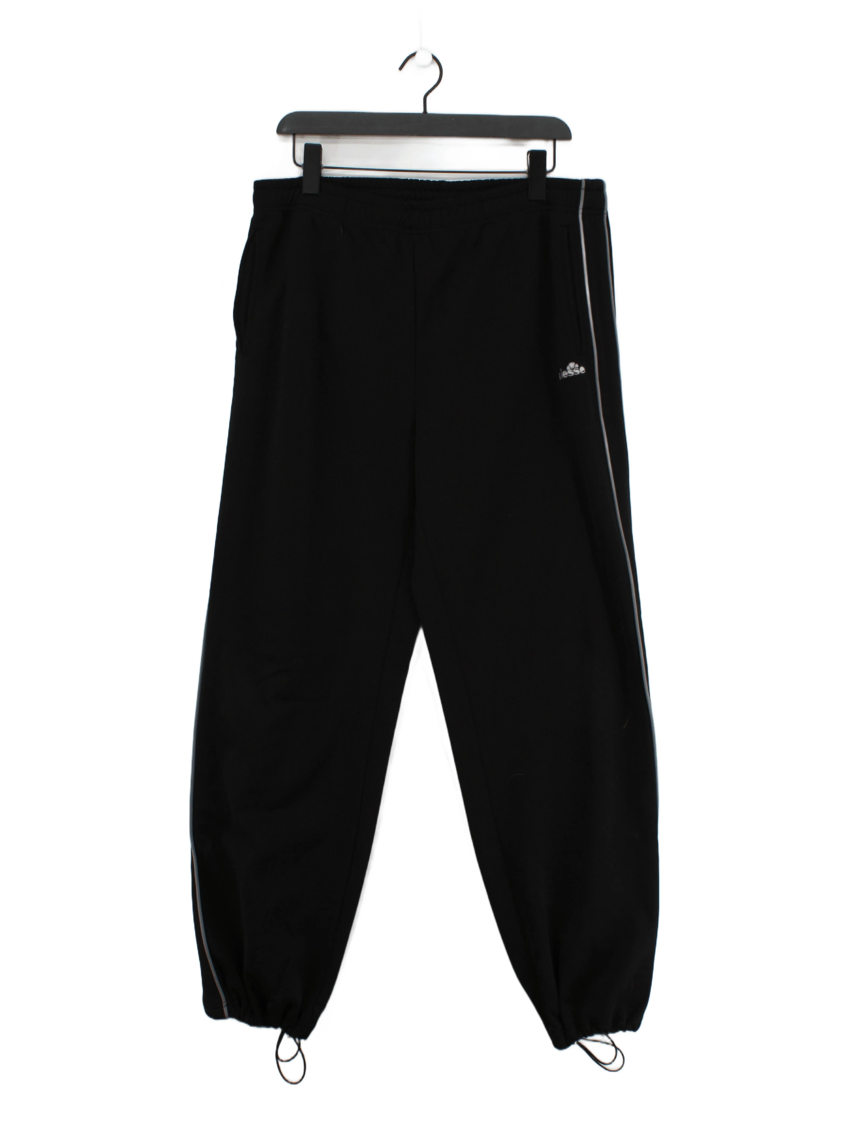 Ellesse Men's Sports Bottoms W 34 in Black 100% Other Sweatpants