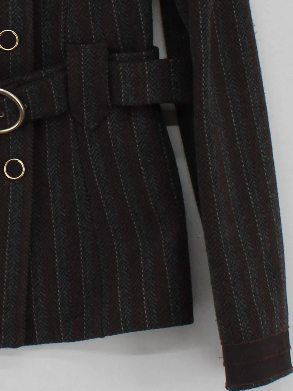 Emporio Armani Overcoat jacket brown - Image 4