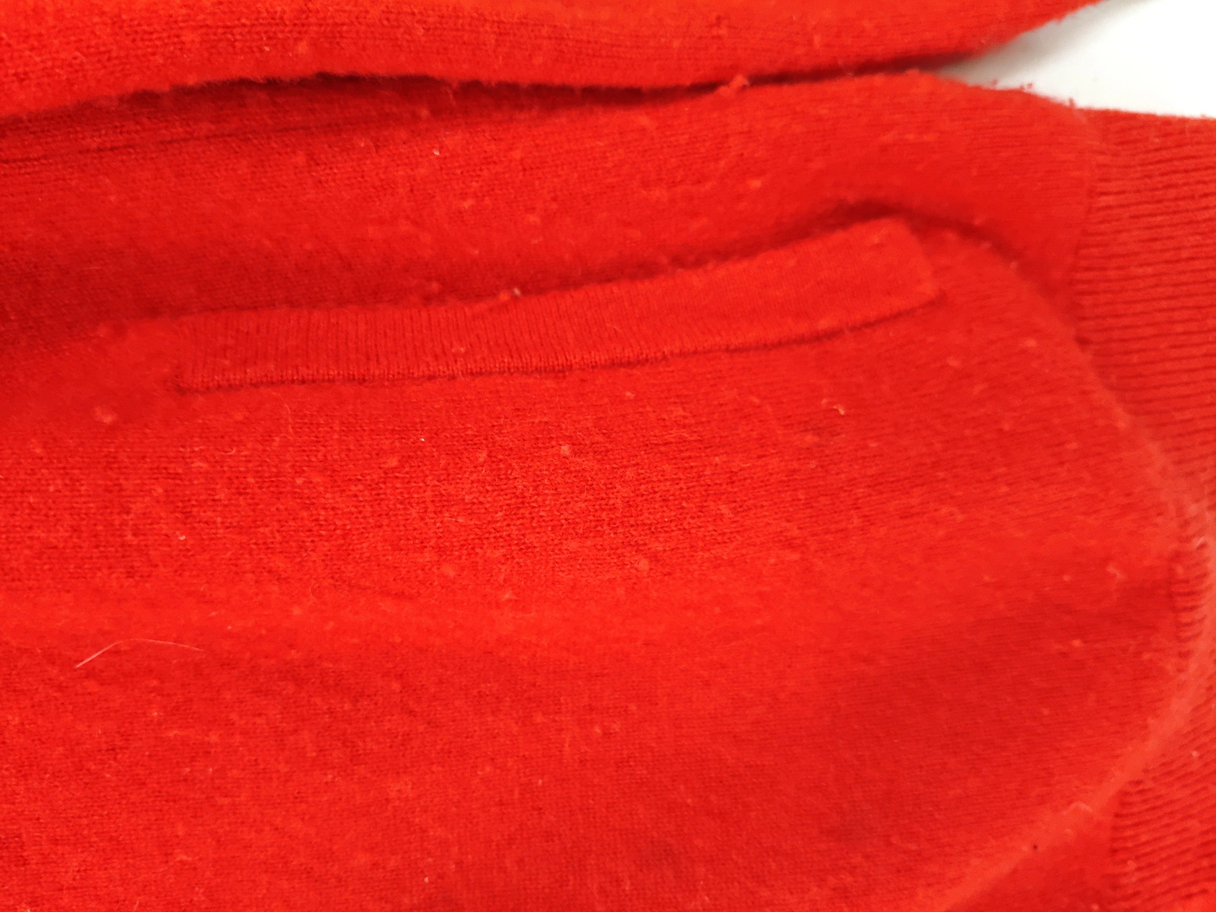 Eric Bompard Women's Hoodie M Red 100% Cashmere Pullover - Image 6