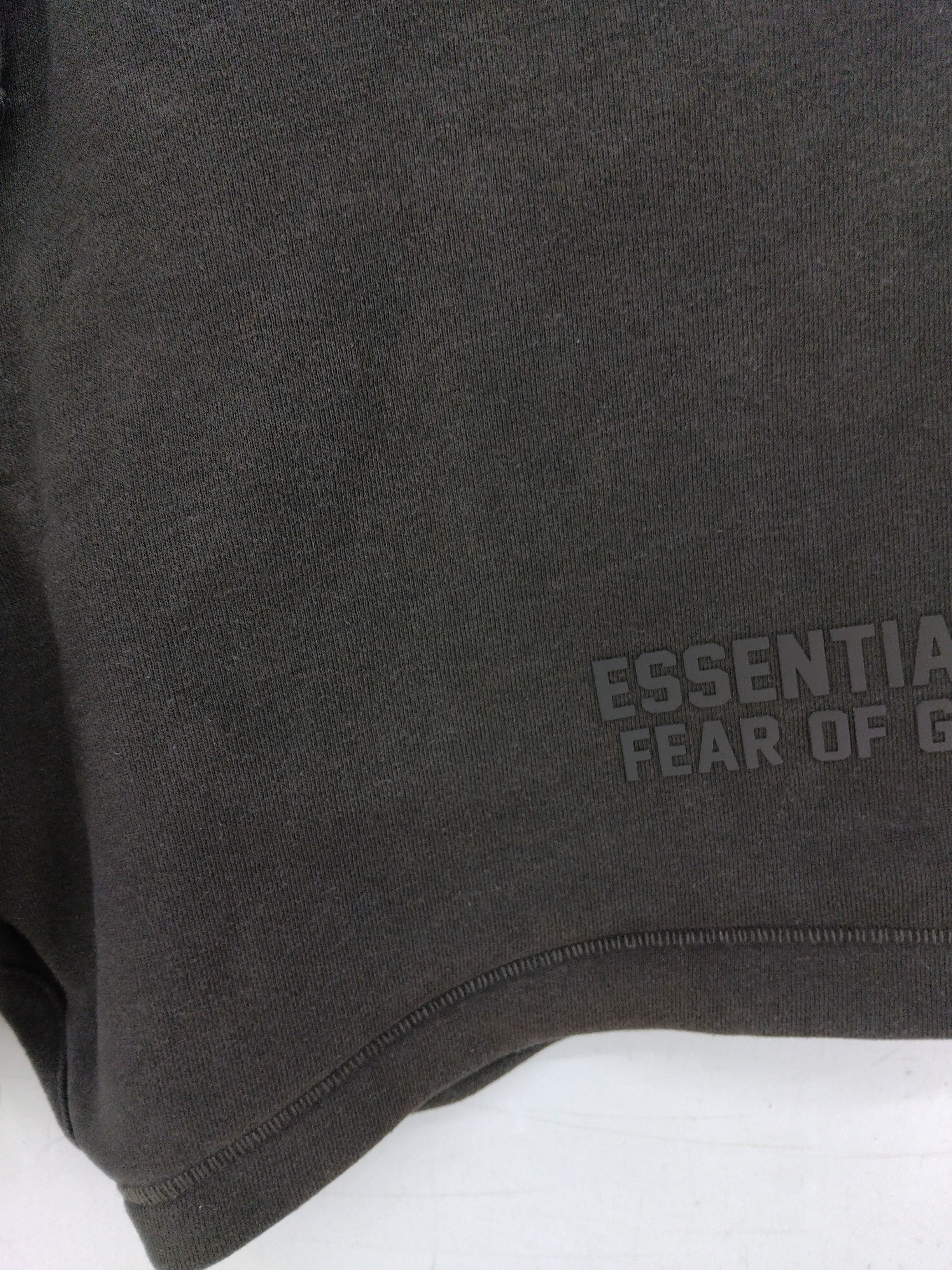 Essentials Men's Shorts XS Grey Cotton with Polyester Sweat - Image 5