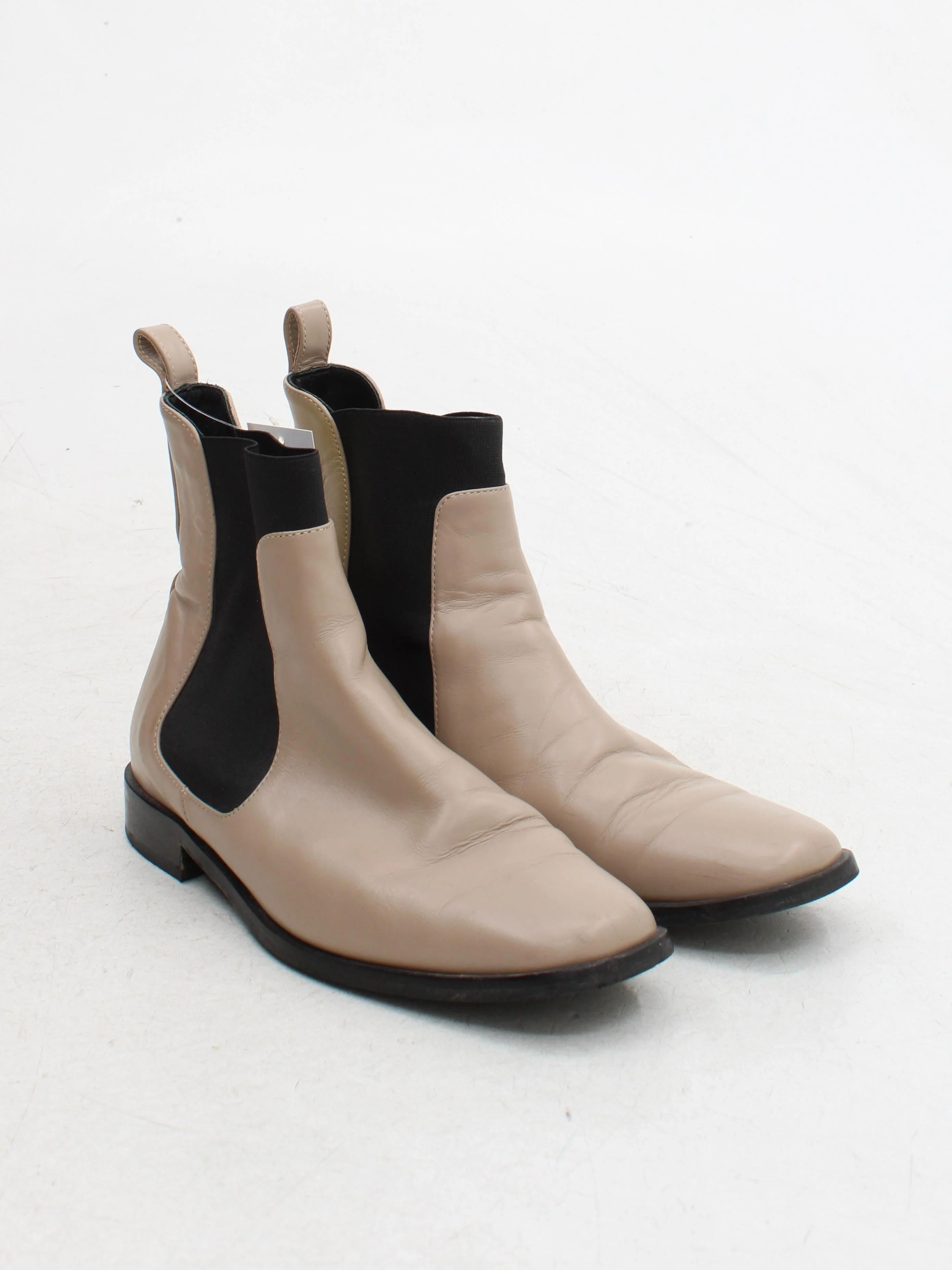 Everlane Women's Boots UK 8.5 Tan 100% Leather Chelsea - Image 4