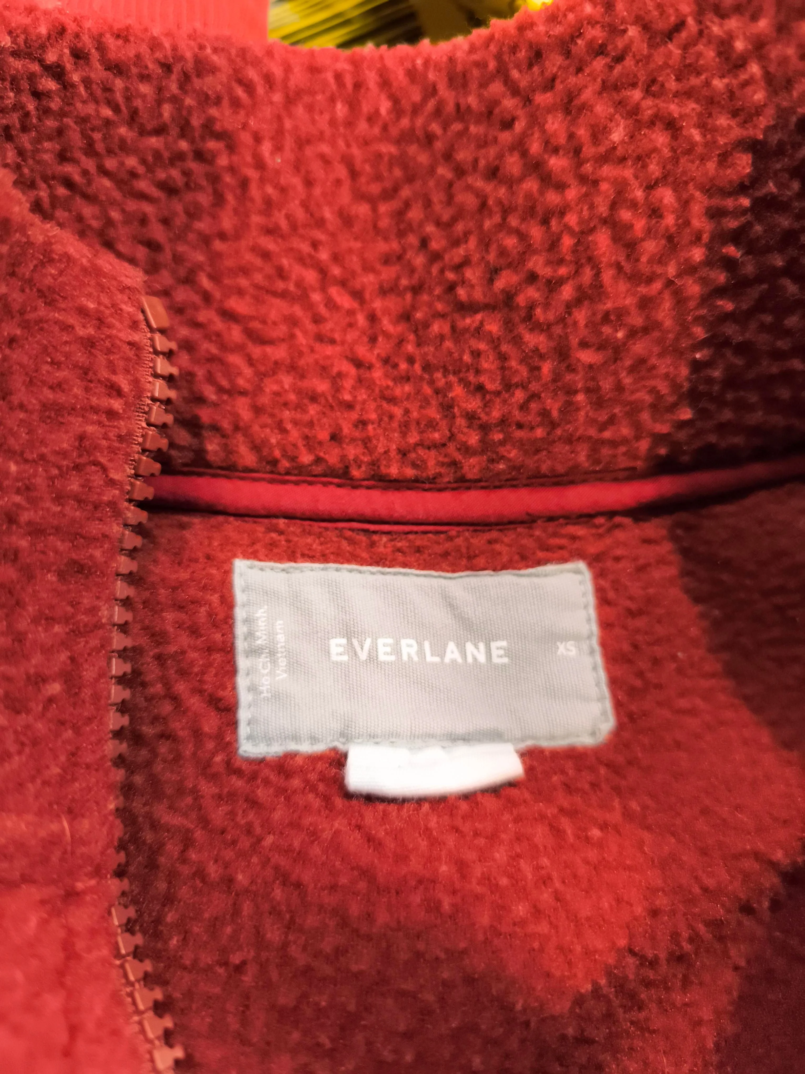 Everlane Women's Cardigan XS Red Polyester with Cotton, Spandex Cardigan - Image 6