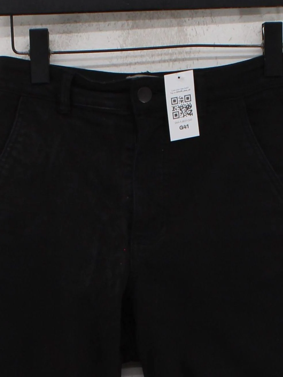 Everlane Women's Jeans W 28 in Black Cotton with Elastane Straight - Image 3