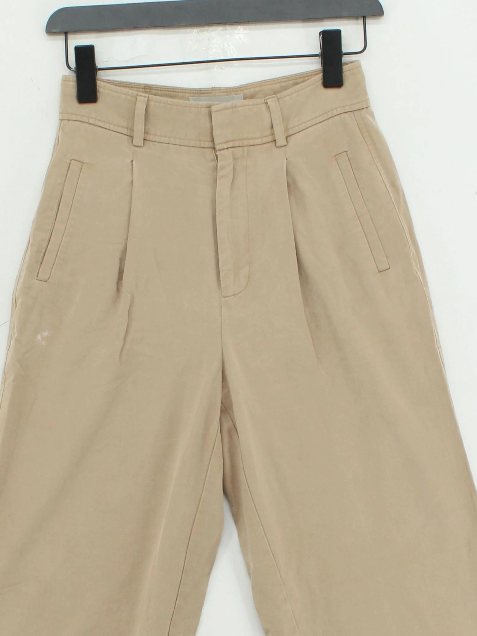 Everlane Women's Trousers W 26 in Tan 100% Cotton Wide-Leg Chino - Image 3