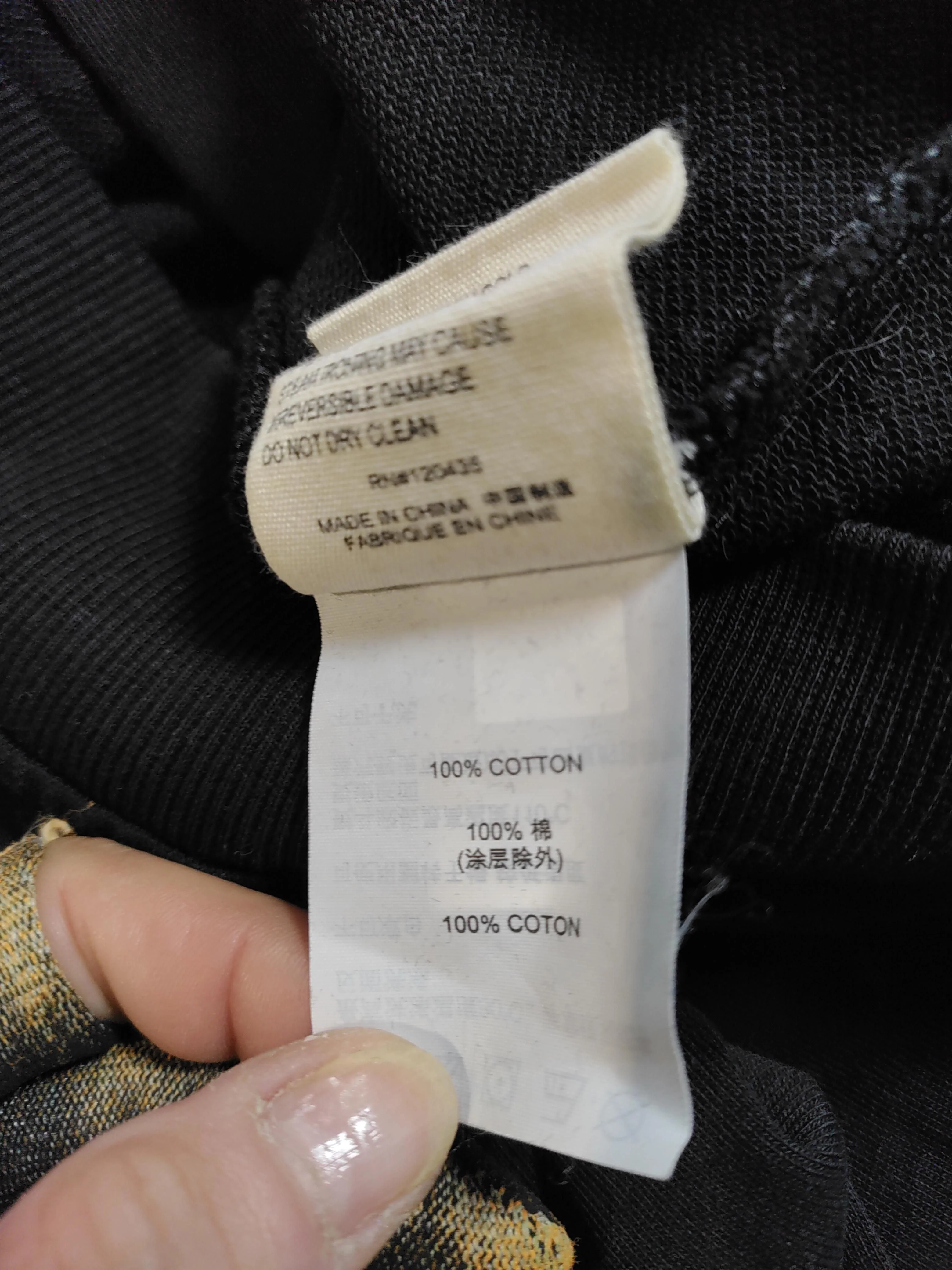 Evisu Men's Hoodie L Black Graphic 100% Cotton Pullover - Image 6
