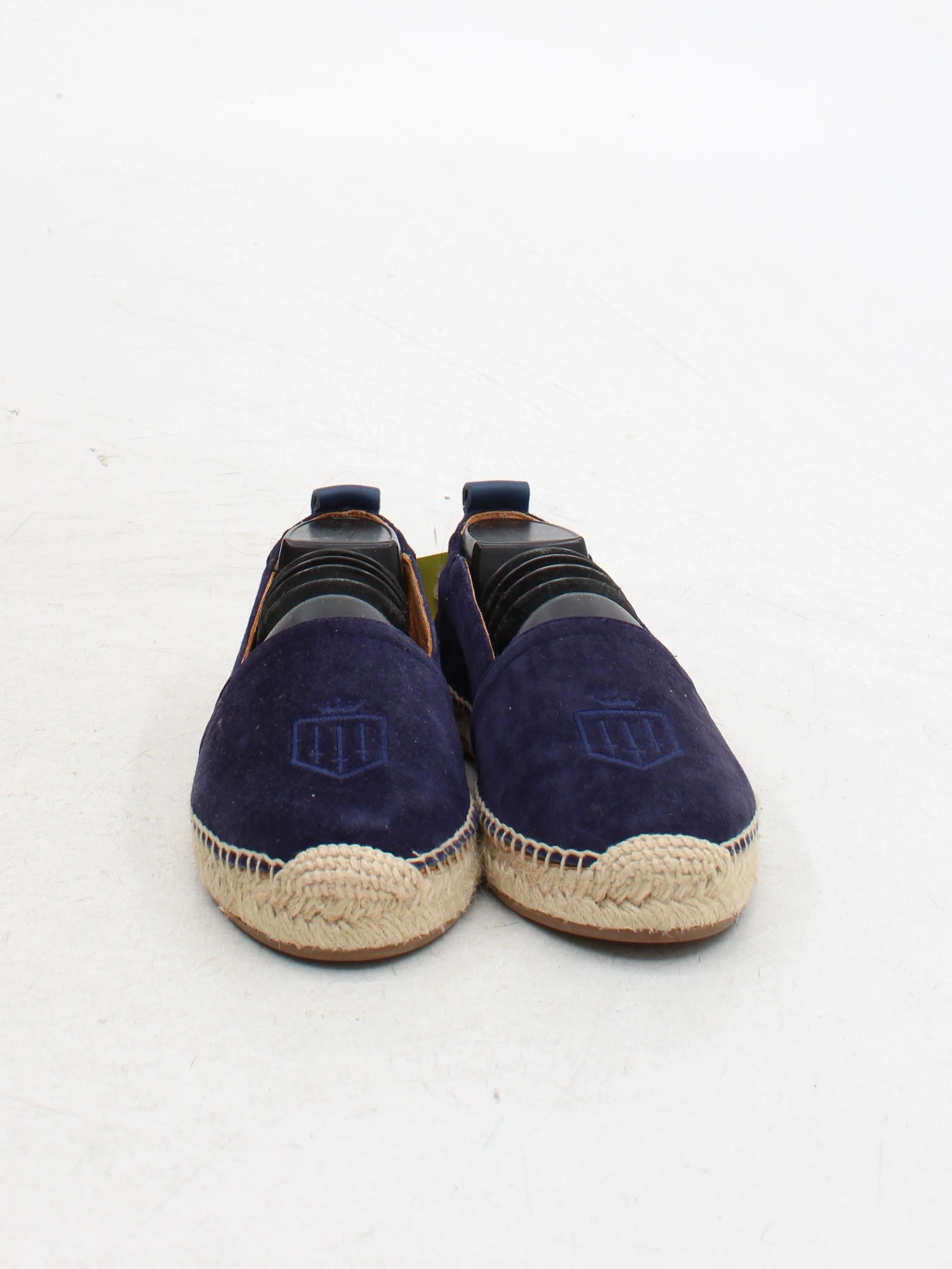 Fairfax & Favor Women's Flat Shoes UK 4 Blue Graphic 100% Suede Boat Shoe - Image 2