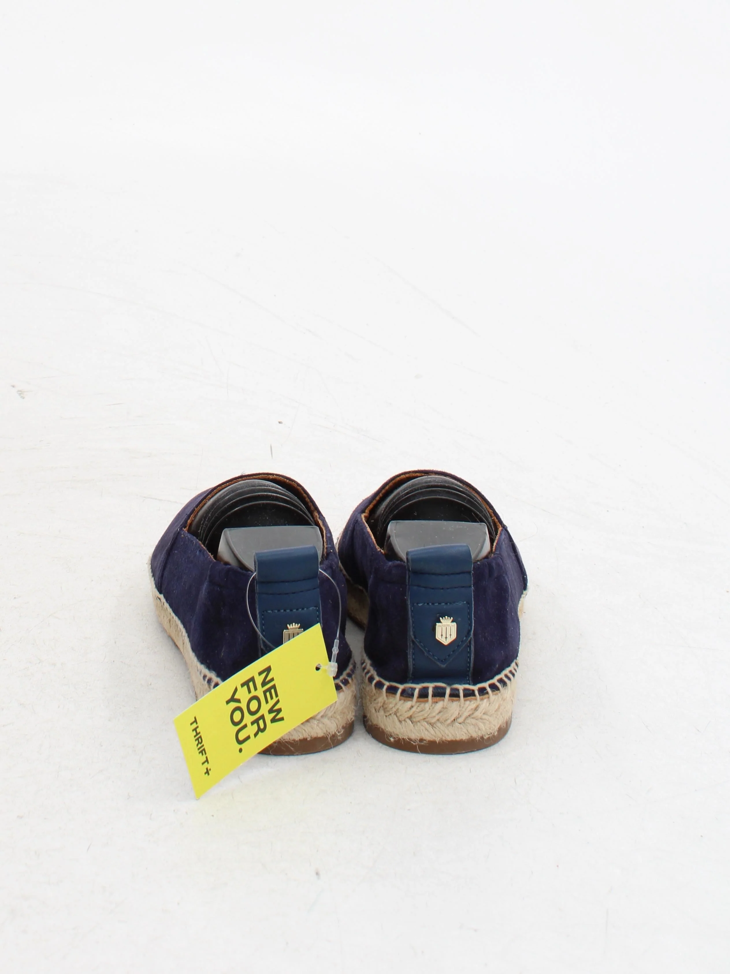 Fairfax & Favor Women's Flat Shoes UK 4 Blue Graphic 100% Suede Boat Shoe - Image 3