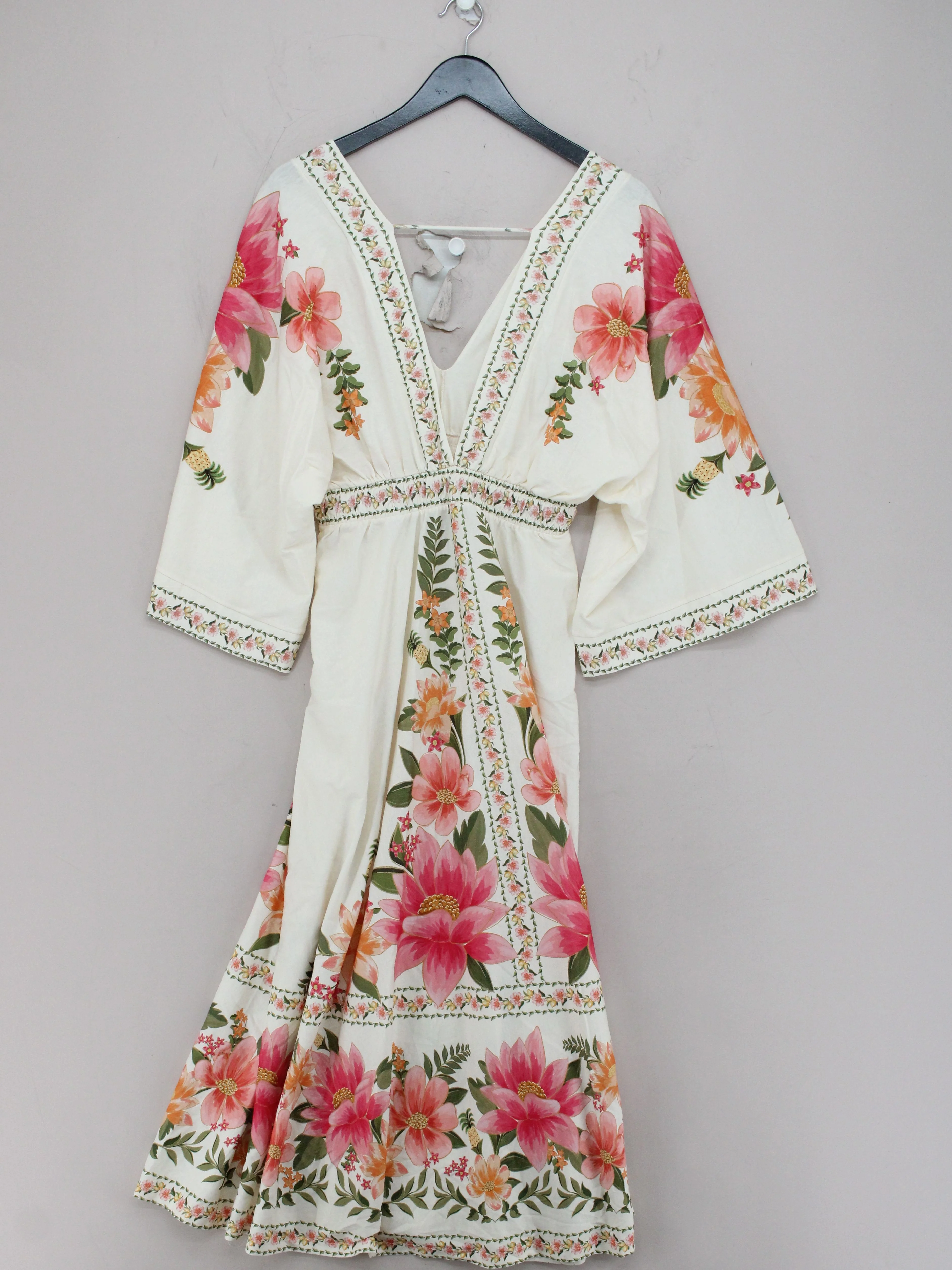 Farm Rio Jumper Midi Dress UK12 in White - Image 2