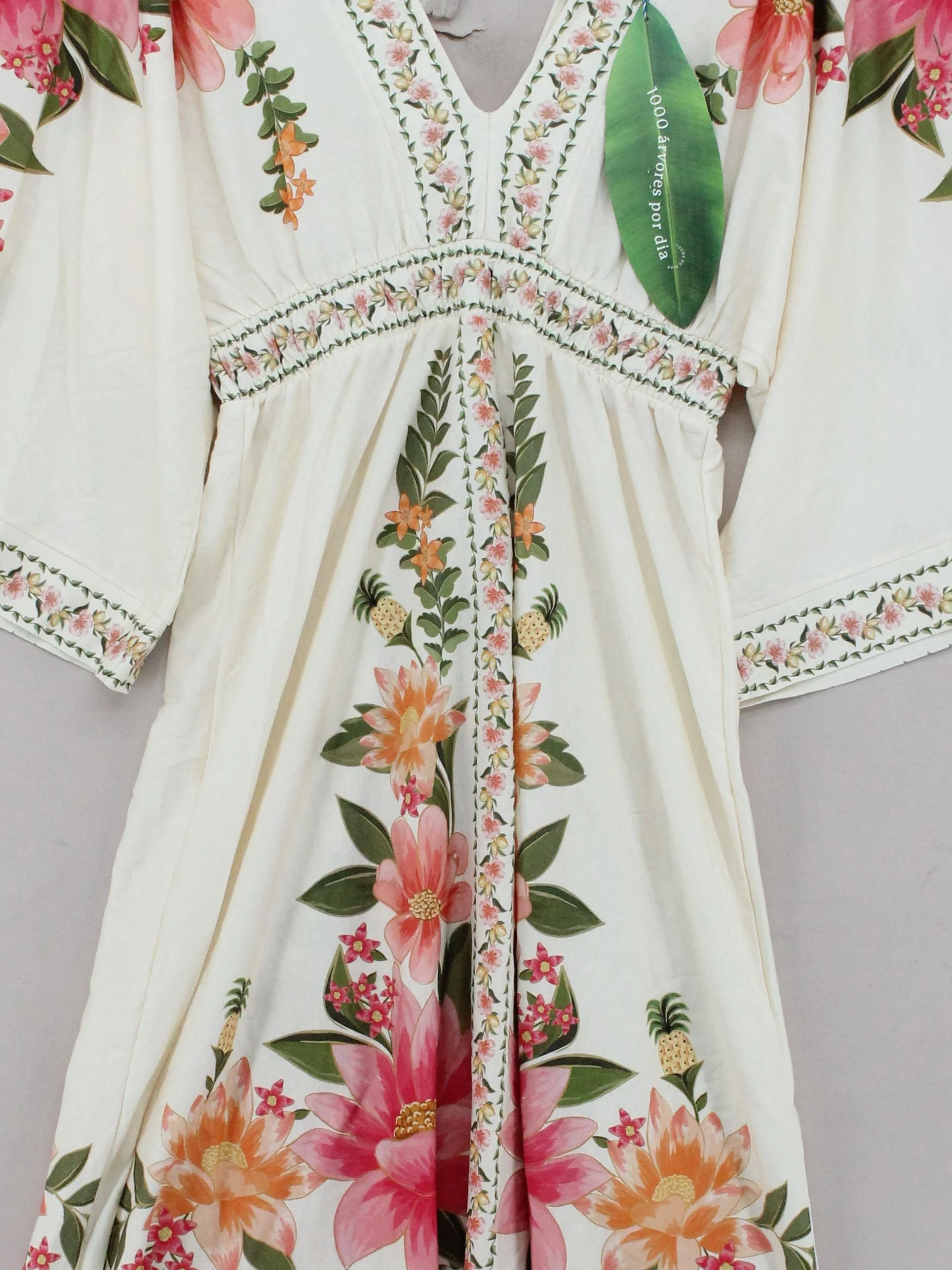 Farm Rio Jumper Midi Dress UK12 in White - Image 3