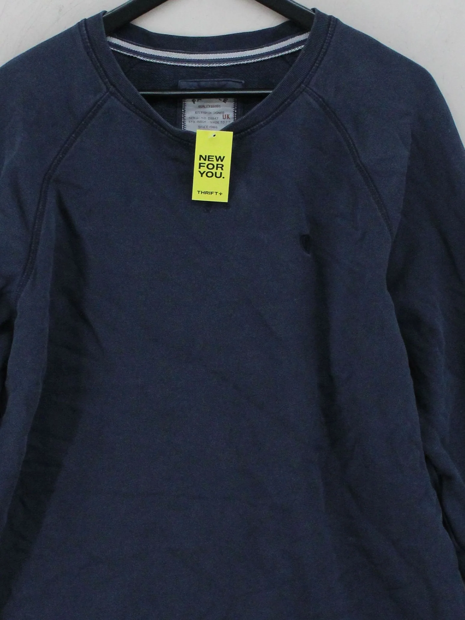 Fat Face Men's Hoodie L Blue 100% Cotton Pullover - Image 3