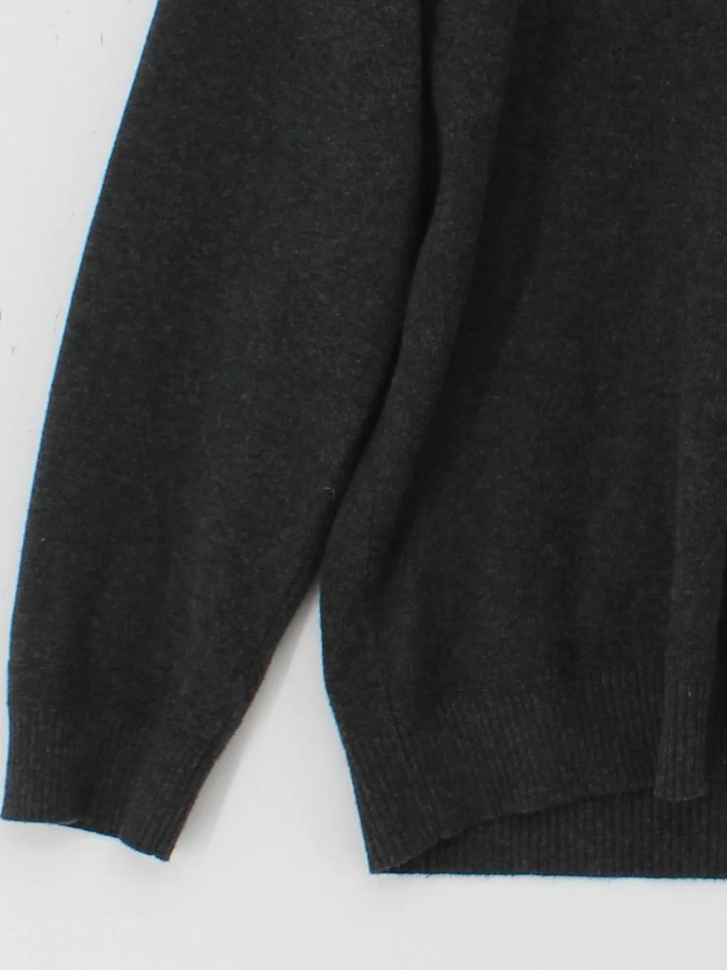 Fat Face Men's Jumper XL Grey Cotton with Wool Crew Neck Pullover - Image 4