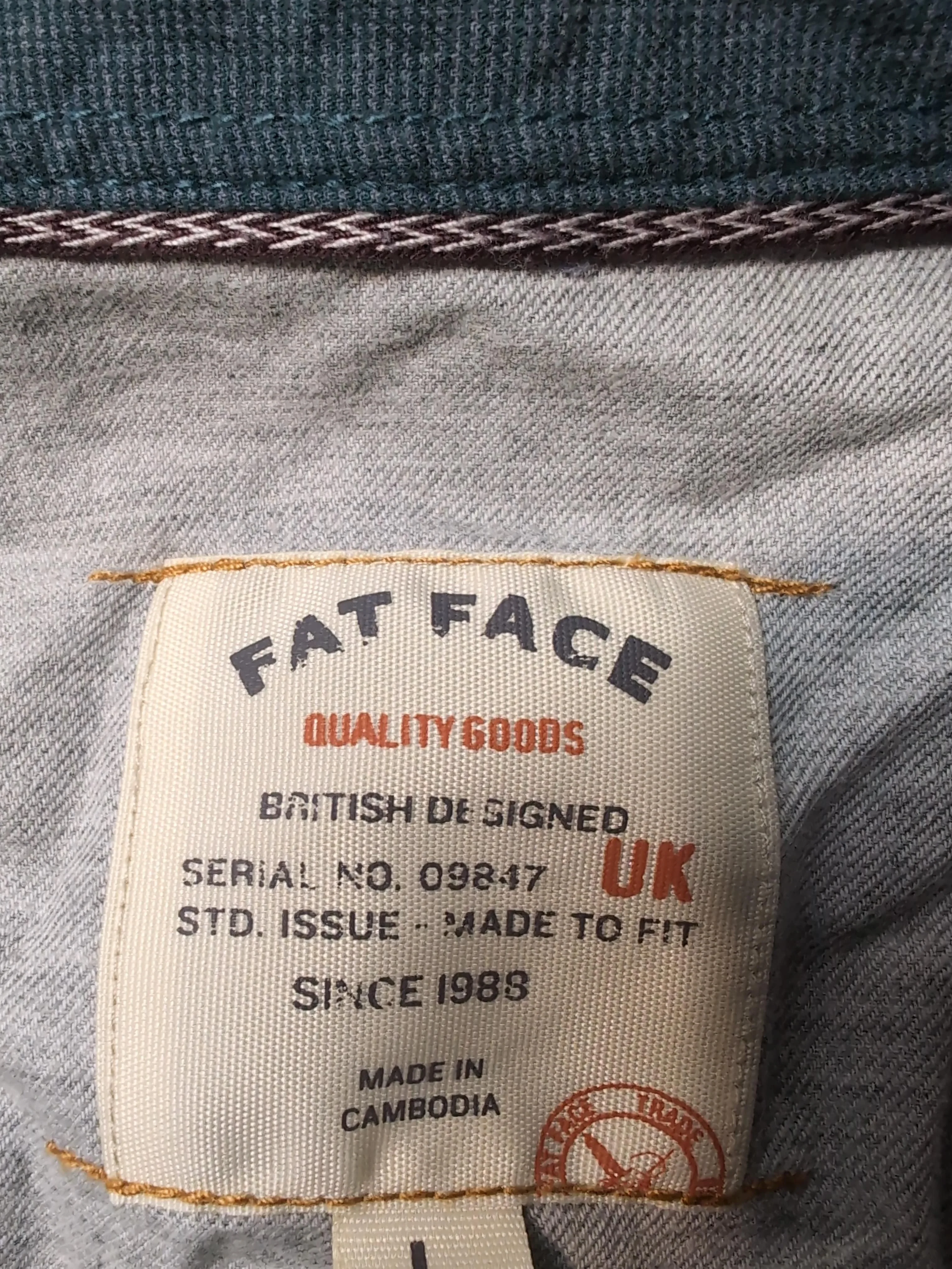 Fat Face Men's Shirt L Blue 100% Cotton Basic - Image 5