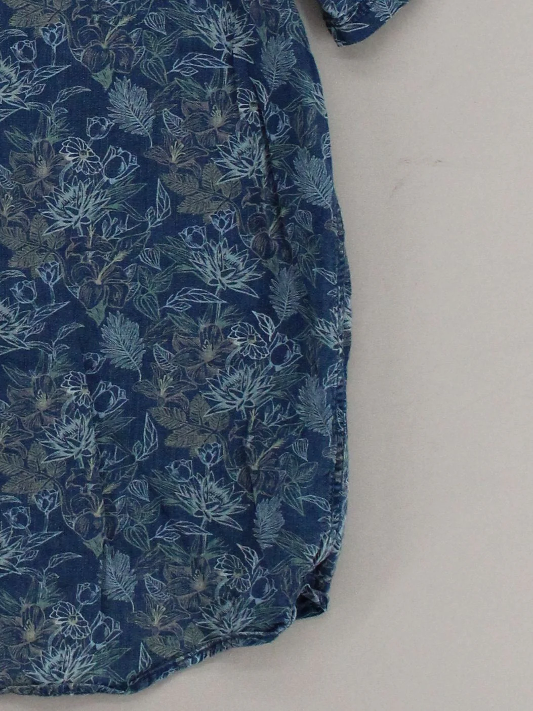 Fat Face Men's Shirt XL Blue Floral 100% Cotton Basic - Image 4
