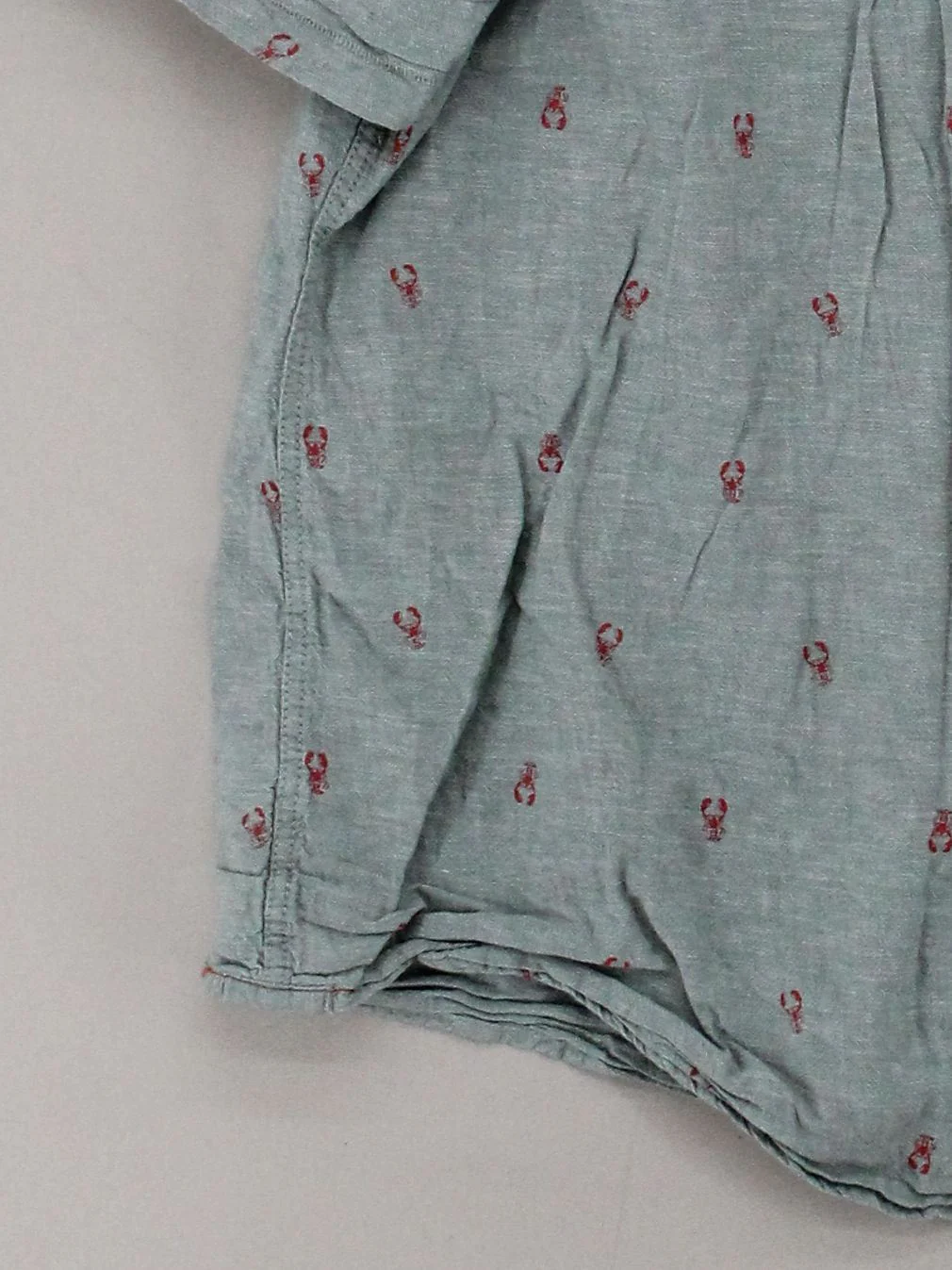 Fat Face Men's Shirt XL Blue Linen with Cotton Basic - Image 4
