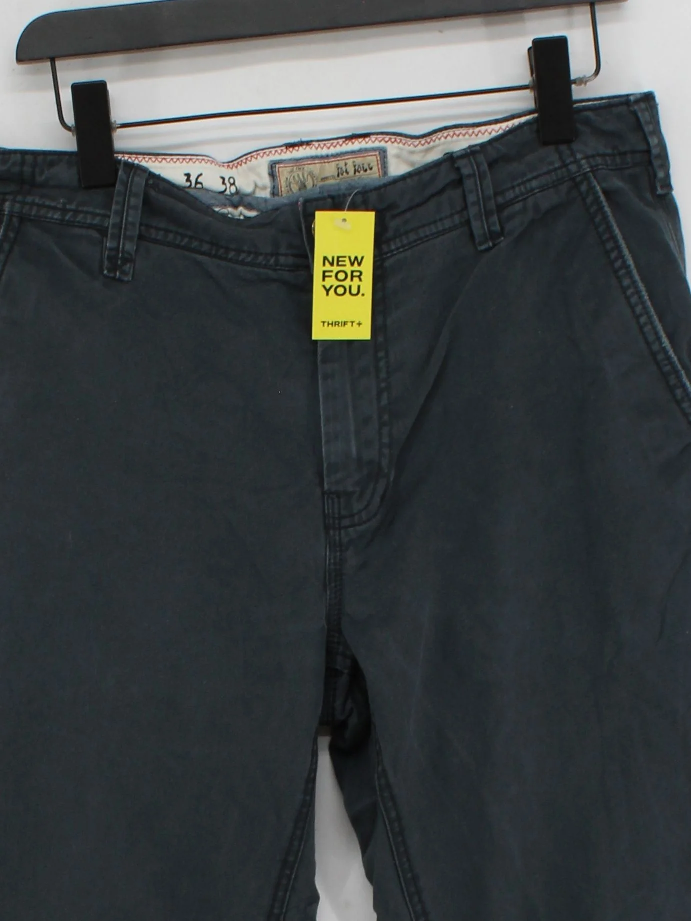 Fat Face Men's Trousers W 32 in Blue 100% Cotton Straight Chino - Image 3