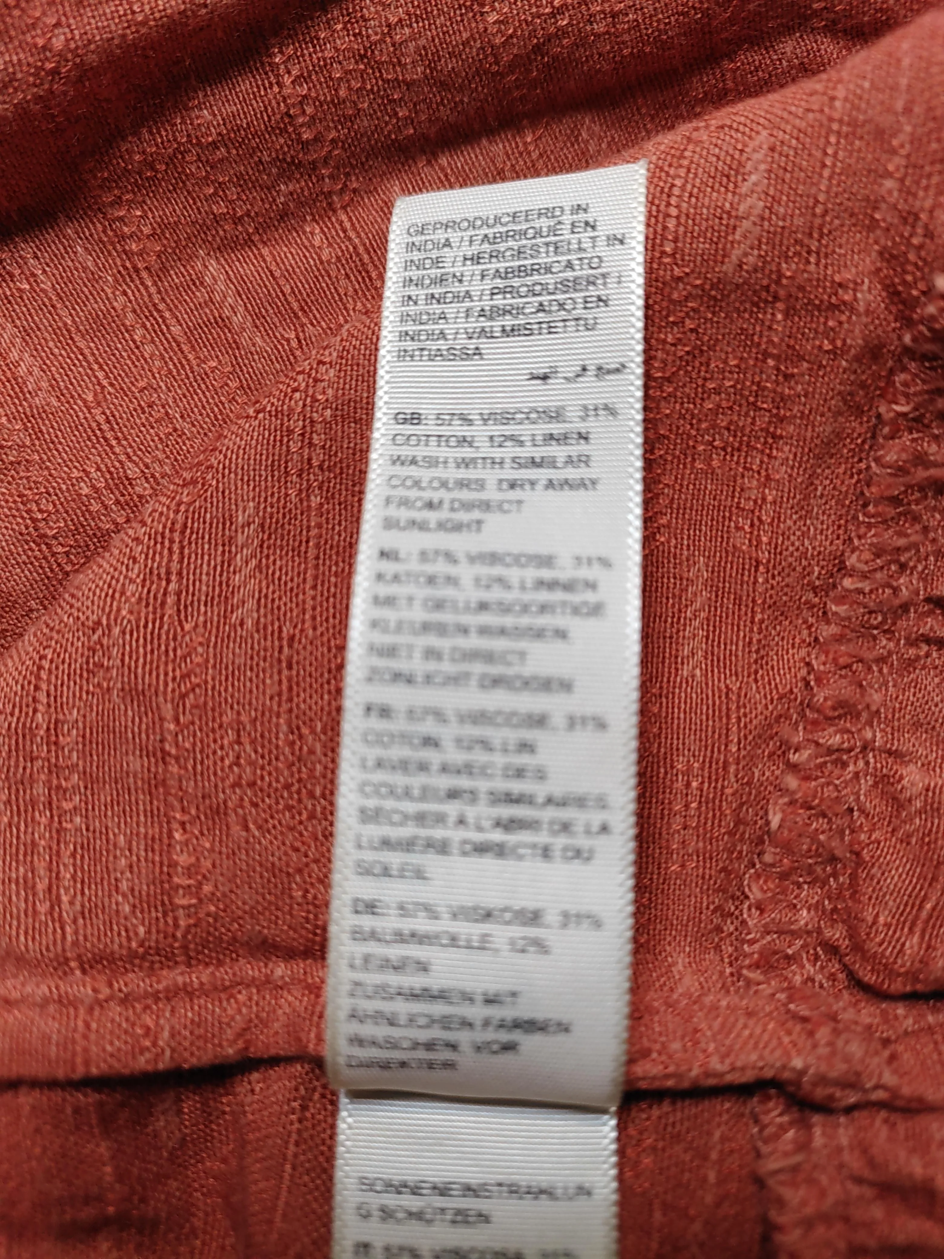 Fat Face Shirt Midi Dress UK12 in Orange - Image 6