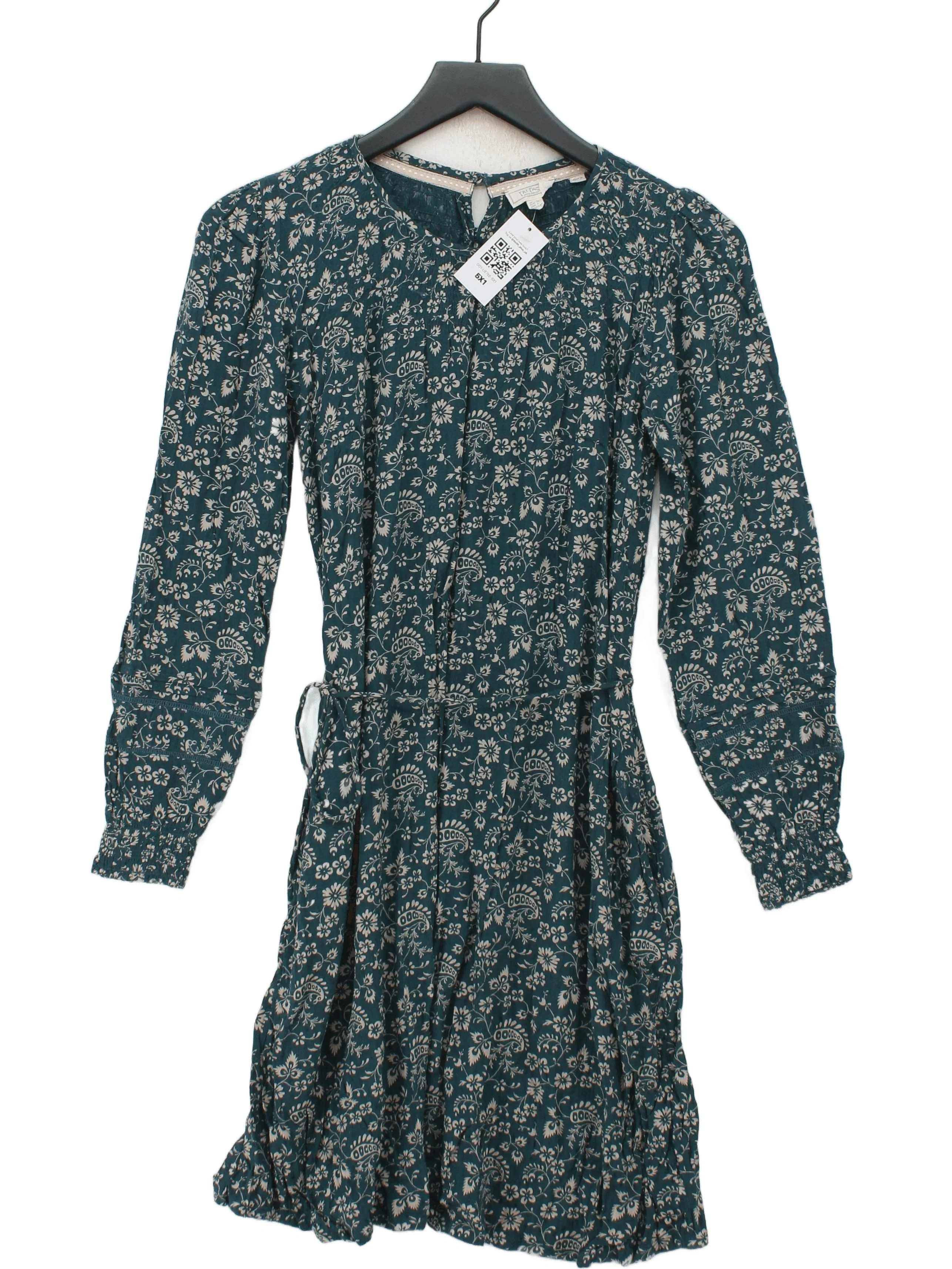 Fat Face Shirt Mini Dress UK8 in Green