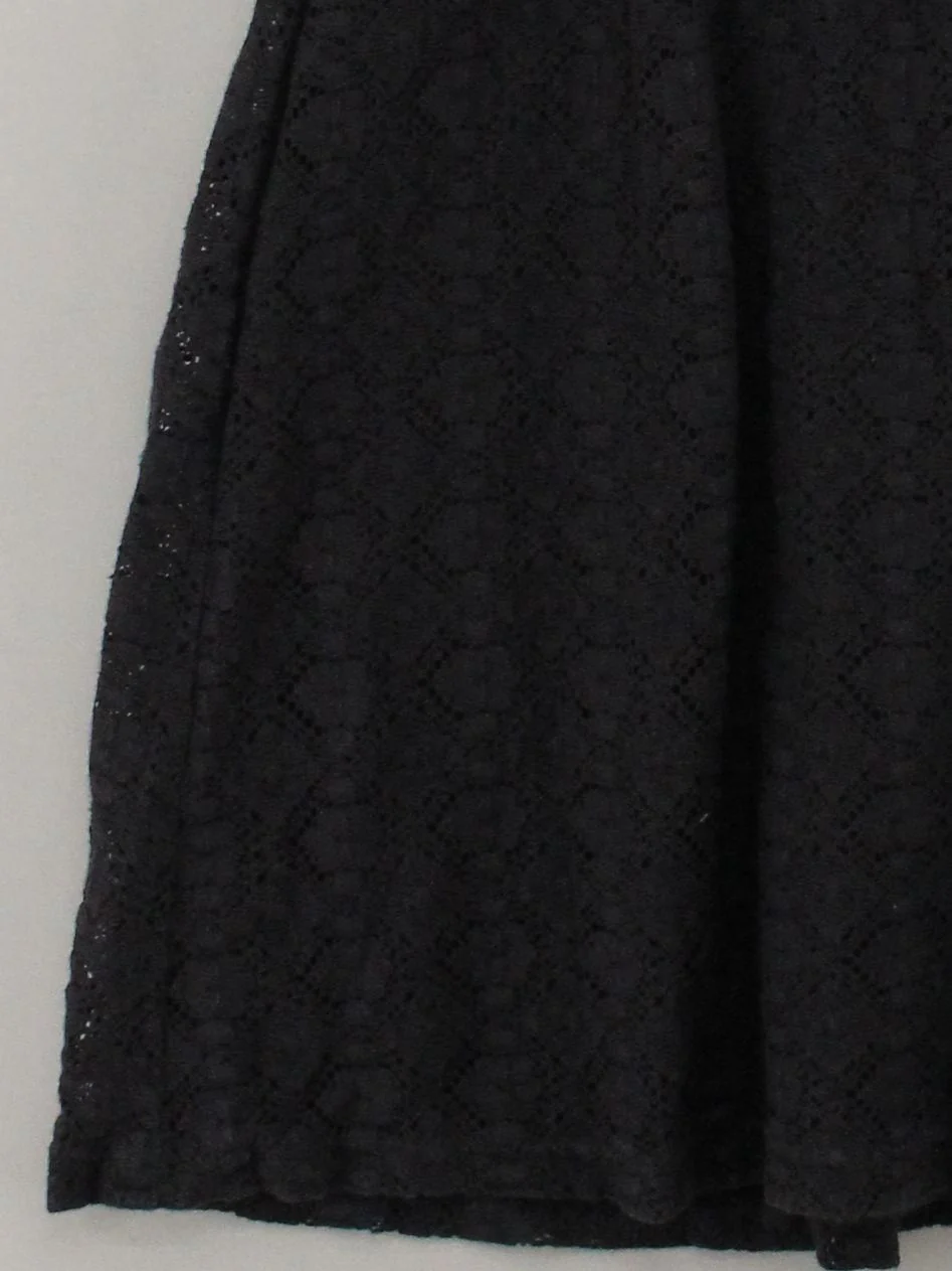 Fat Face Skater Mini Dress UK18 in Black - Image 4