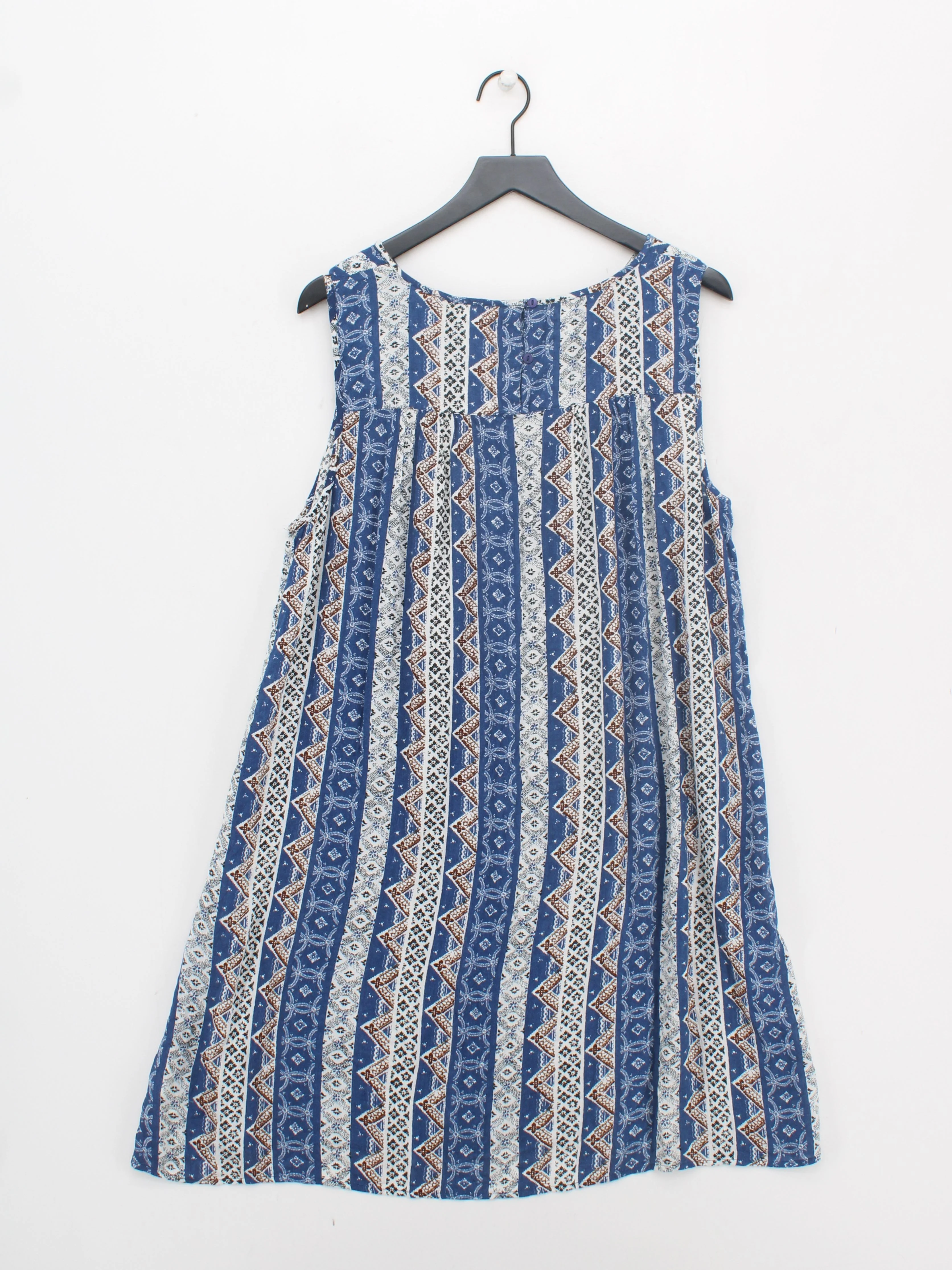Fat Face T-Shirt Midi Dress UK18 in Blue - Image 2