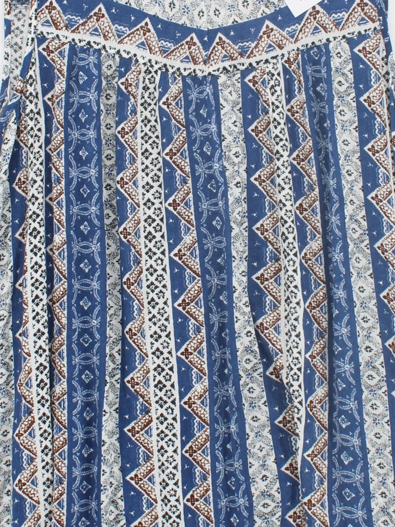 Fat Face T-Shirt Midi Dress UK18 in Blue - Image 3