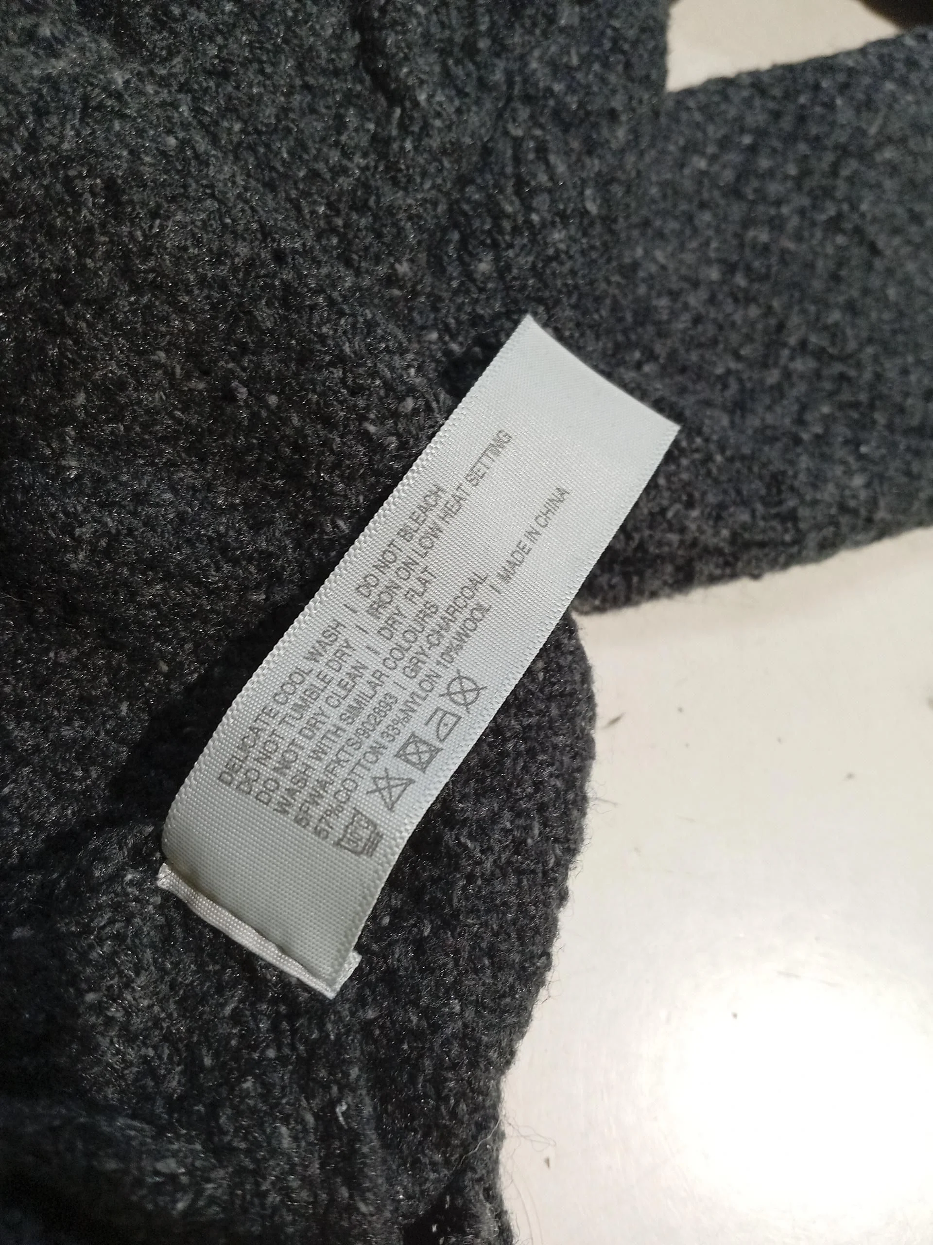 Fat Face Women's Cardigan UK 10 Grey Cotton with Nylon, Wool V-Neck Cardigan - Image 7