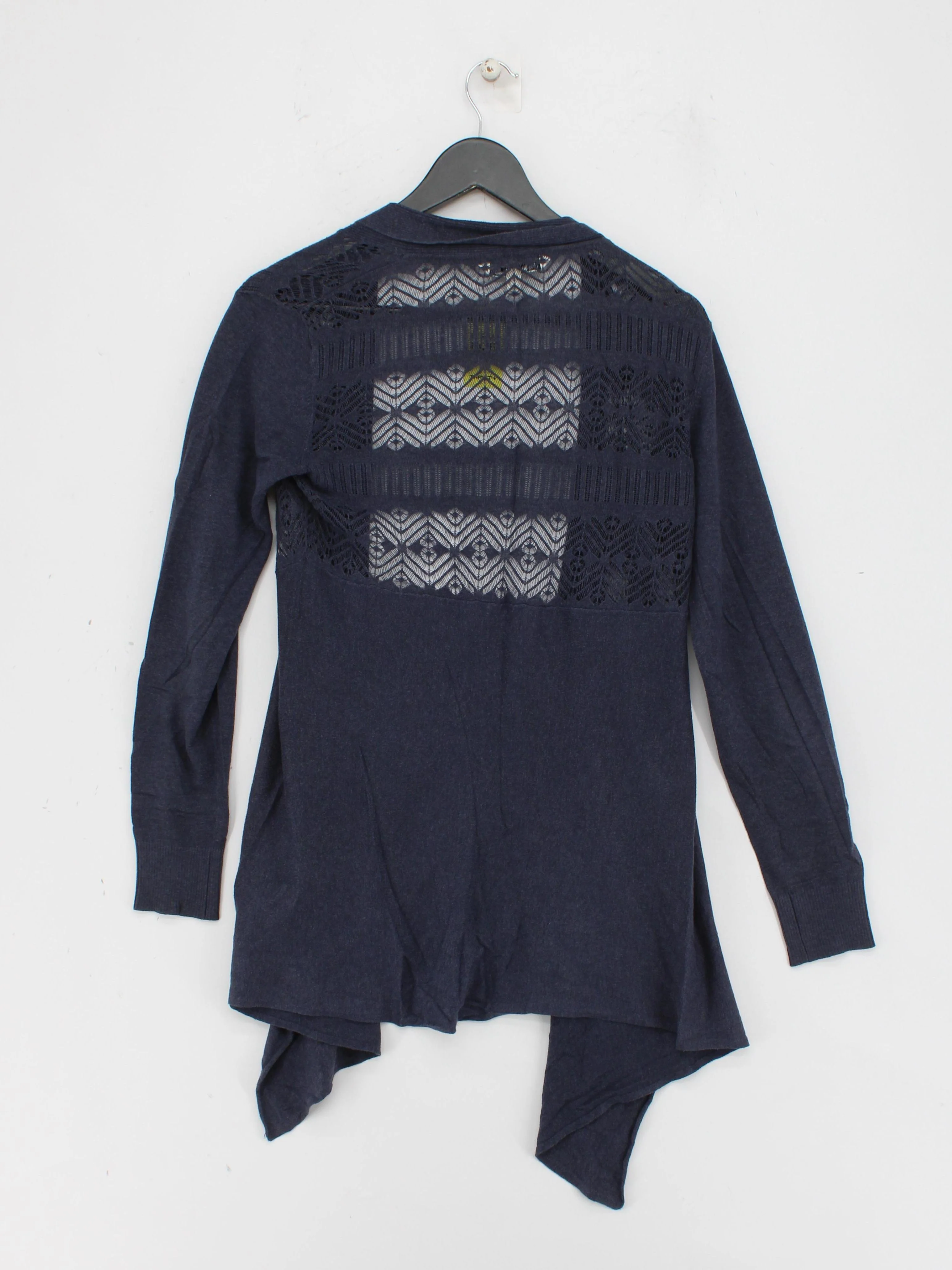 Fat Face Women's Cardigan UK 12 Blue 100% Cotton V-Neck Cardigan - Image 2