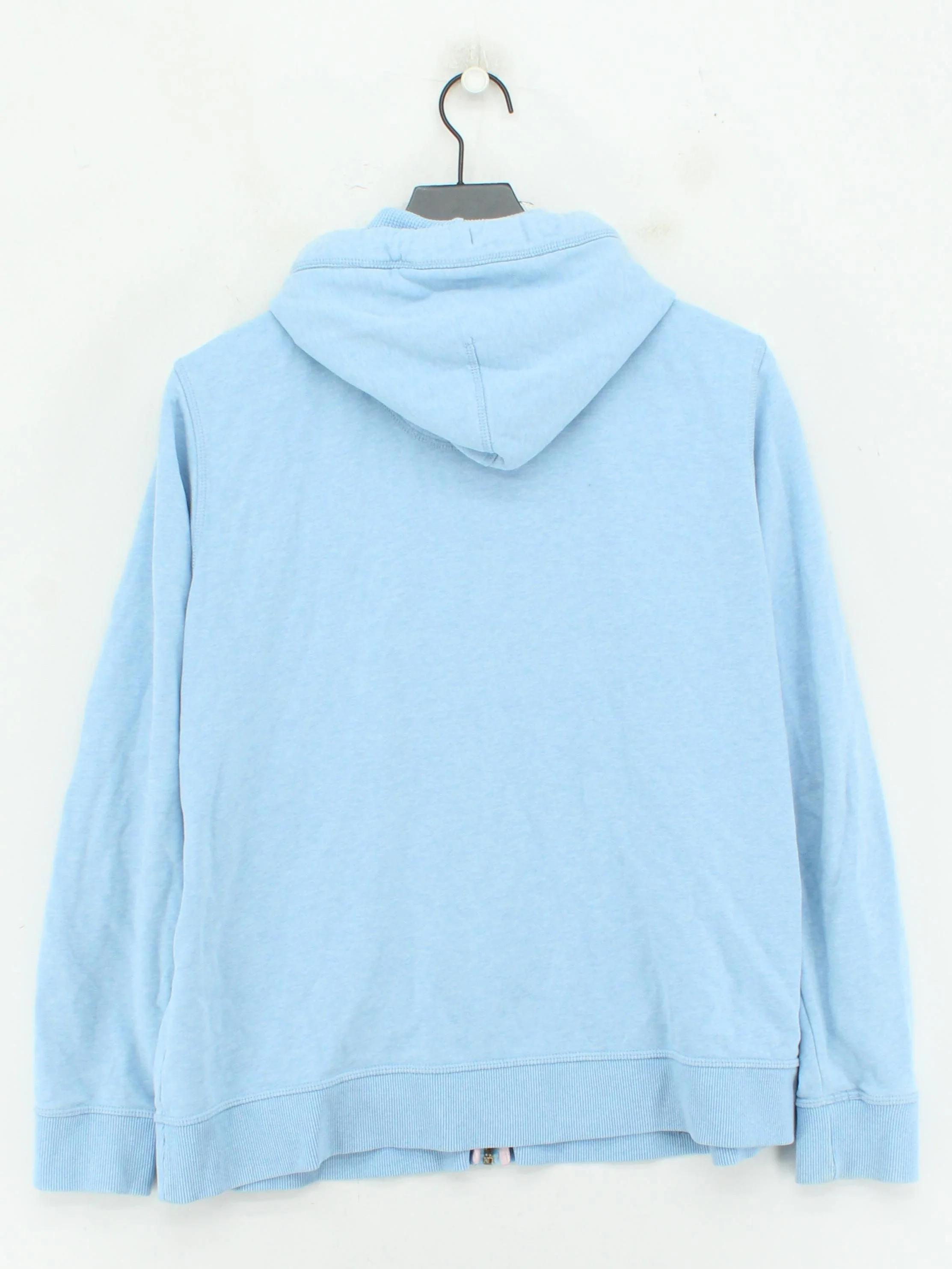 Fat Face Women's Hoodie UK 18 Blue Cotton with Polyester Pullover - Image 2
