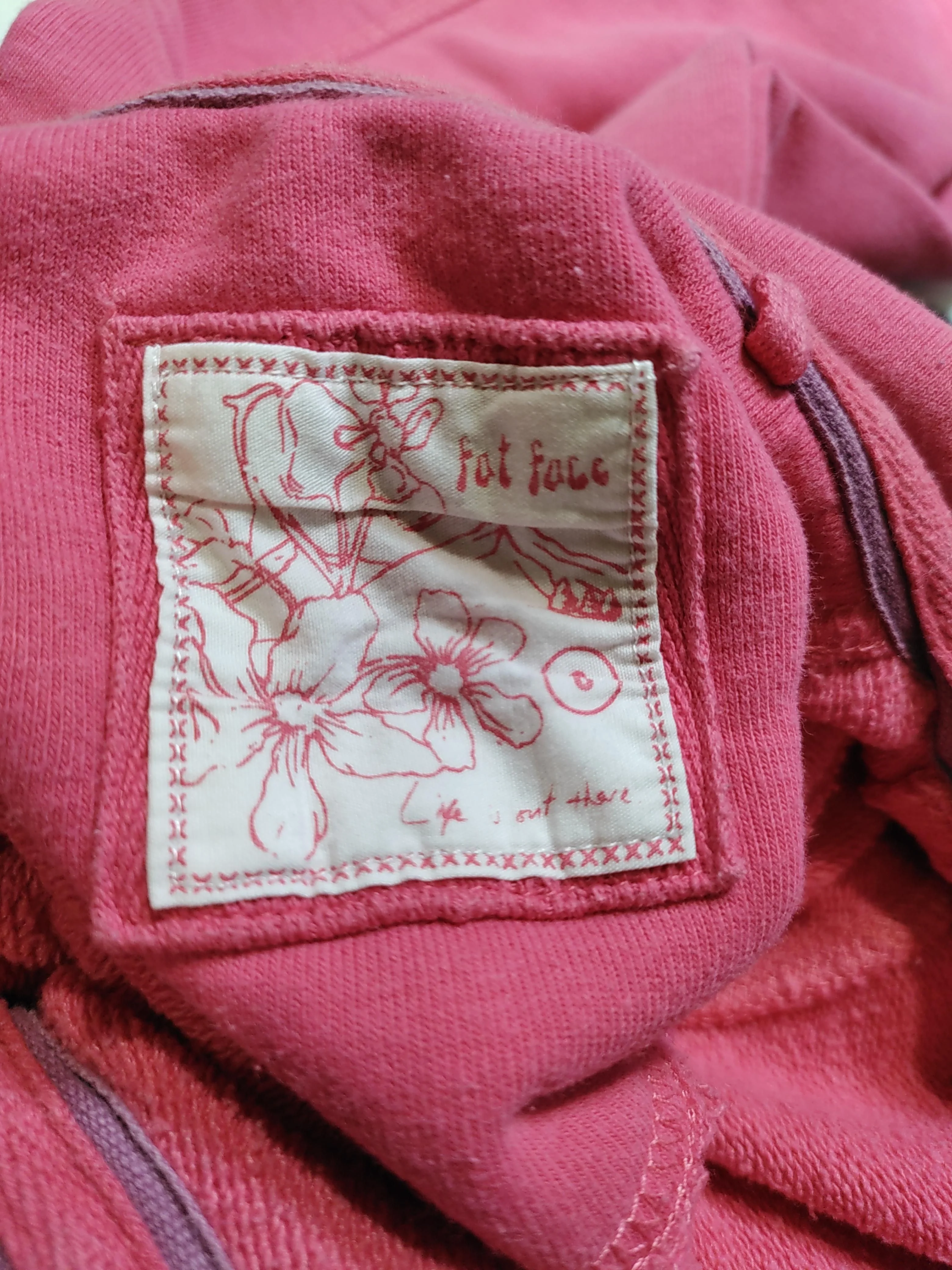 Fat Face Women's Hoodie UK 8 Pink Cotton with Polyester Pullover - Image 6