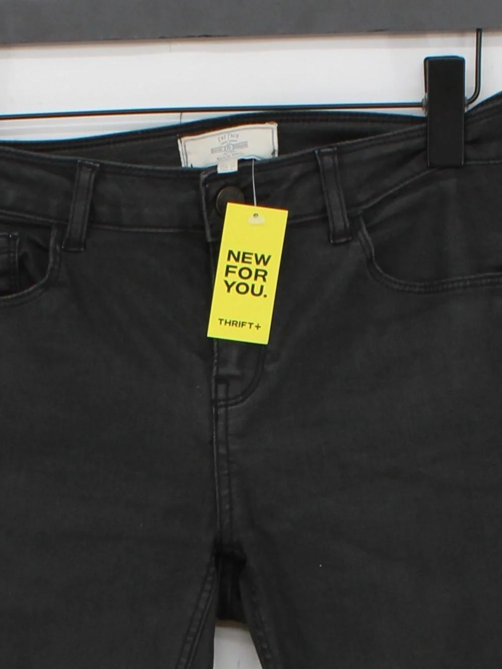 Fat Face Women's Jeans UK 10 Black Cotton with Polyester, Elastane Jegging - Image 3