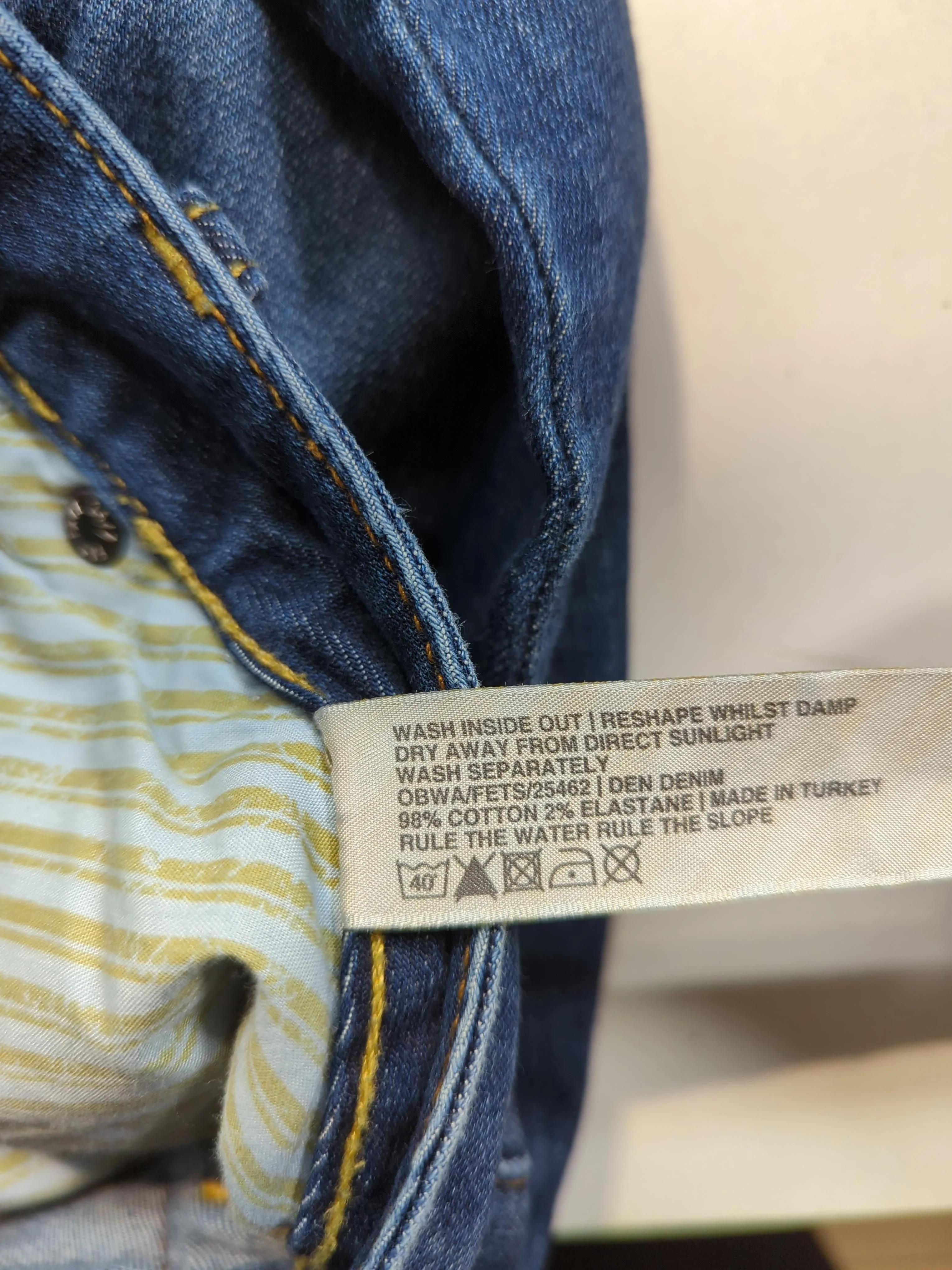 Fat Face Women's Jeans UK 10 Blue Cotton with Elastane Straight - Image 7