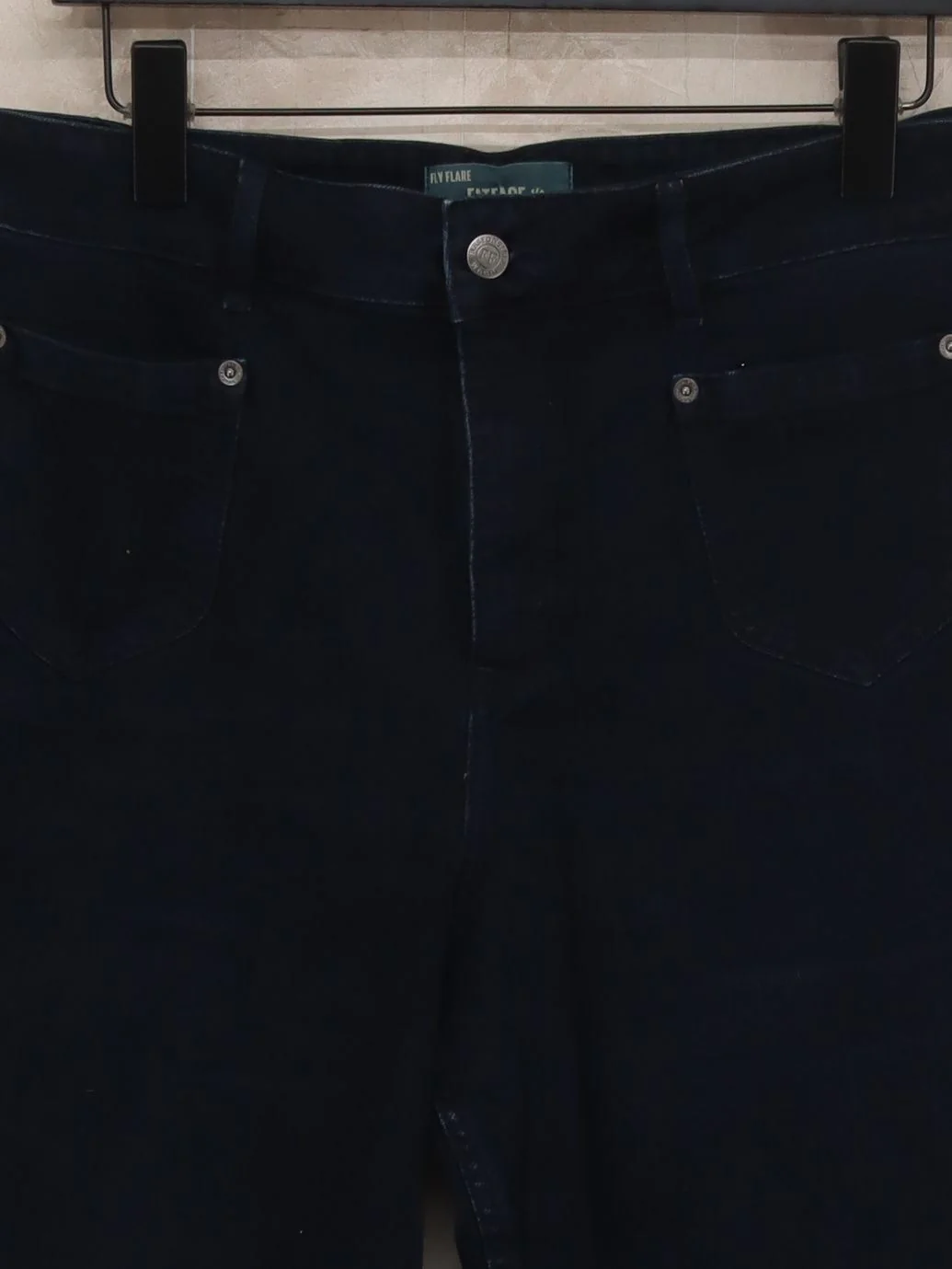 Fat Face Women's Jeans UK 16 Blue Cotton with Polyester, Elastane Flared - Image 3