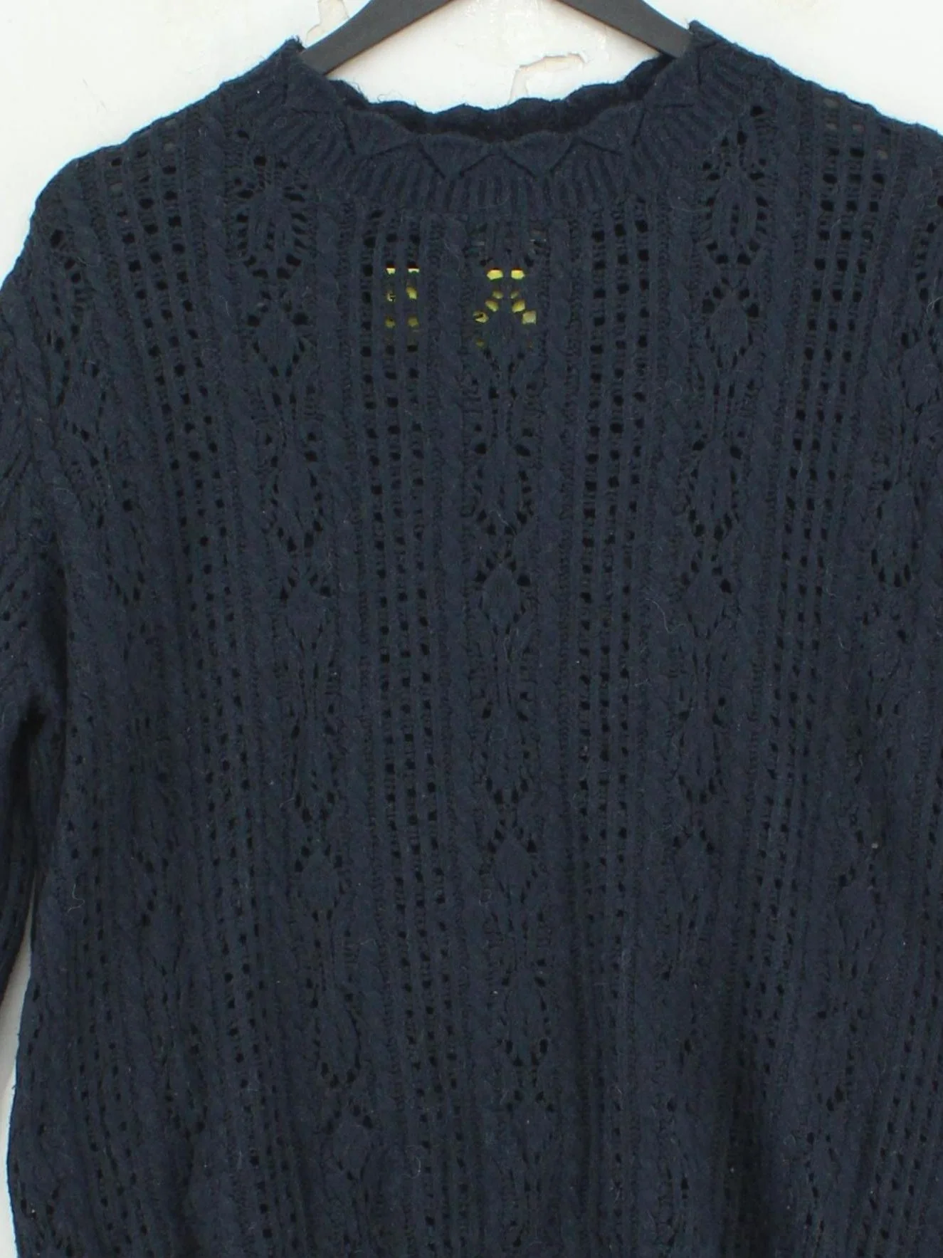 Fat Face Women's Jumper UK 12 Blue Nylon with Acrylic, Mohair Pullover - Image 3