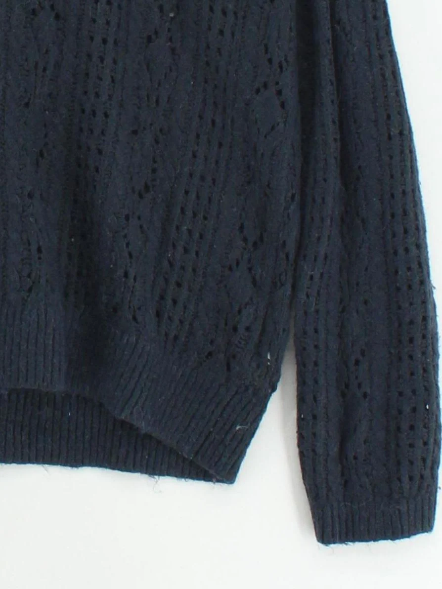 Fat Face Women's Jumper UK 12 Blue Nylon with Acrylic, Mohair Pullover - Image 4