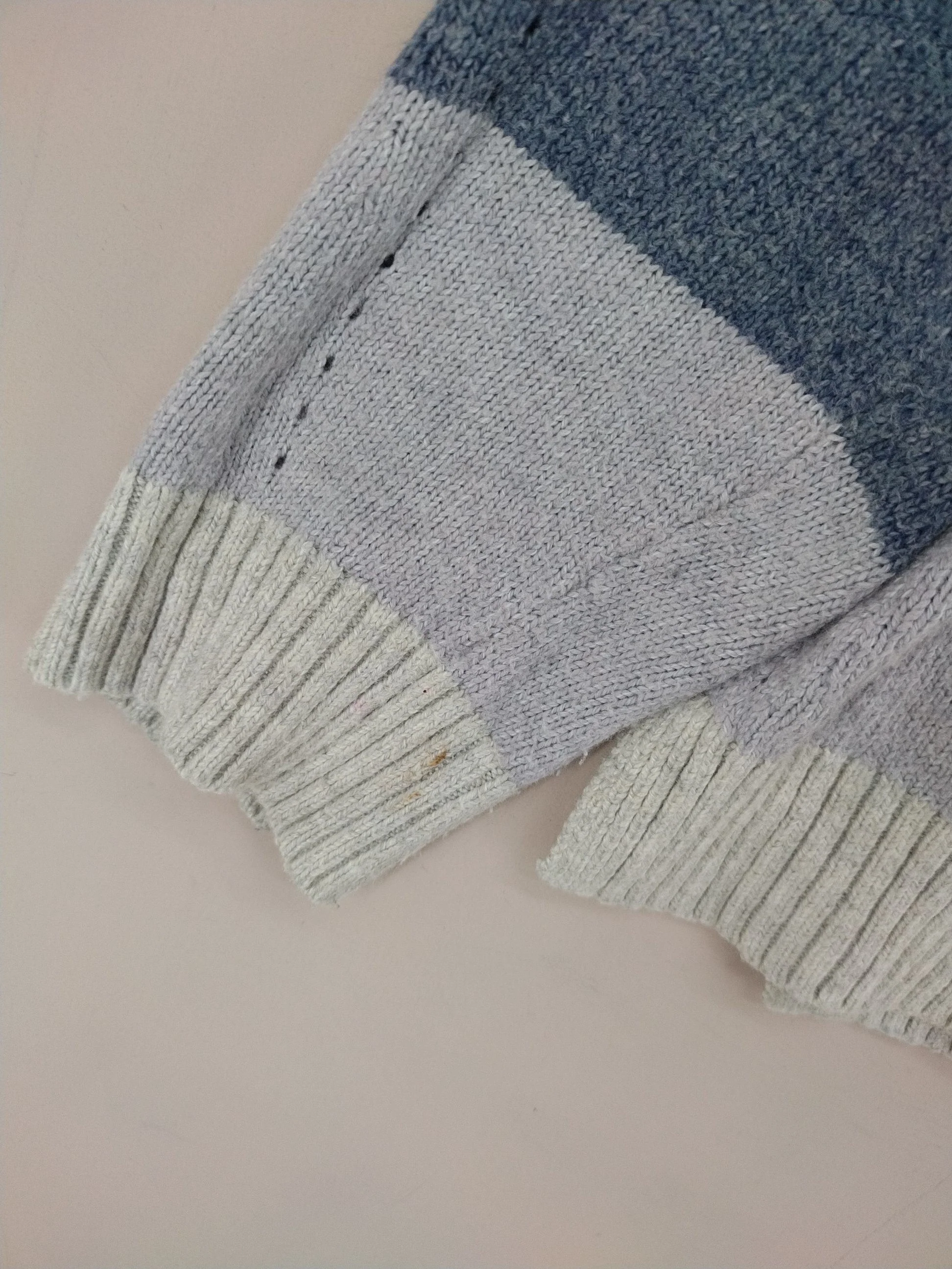 Fat Face Women's Jumper UK 14 Blue Cotton with Acrylic, Polyester Pullover - Image 5