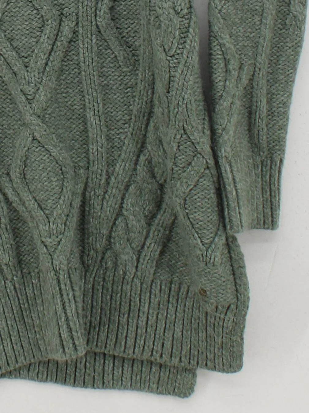 Fat Face Women's Jumper UK 8 Green Acrylic with Polyester, Polyamide Pullover - Image 4
