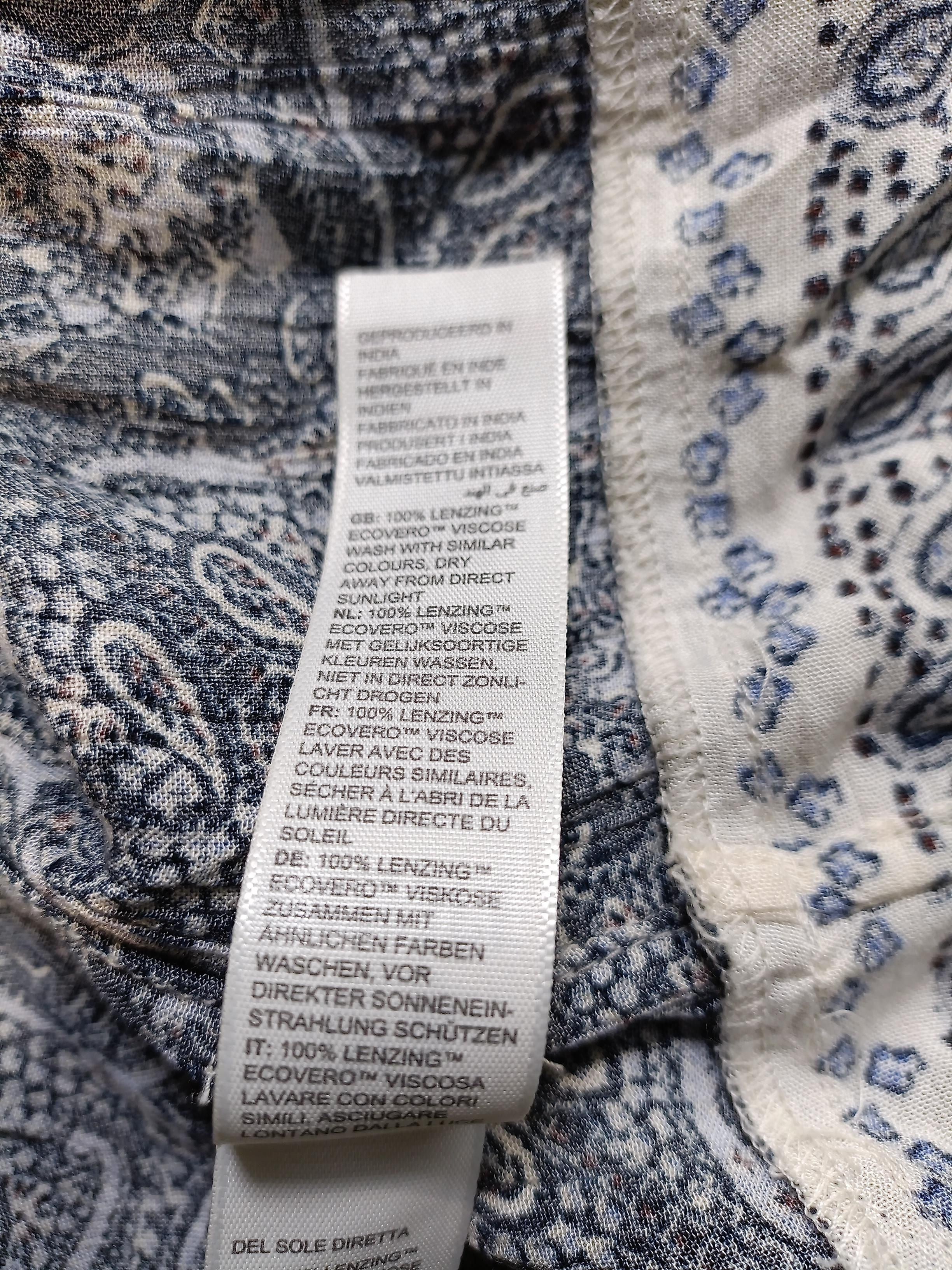 Fat Face Women's Maxi Skirt UK 14 Blue Paisley 100% Viscose Long Maxi - Image 6