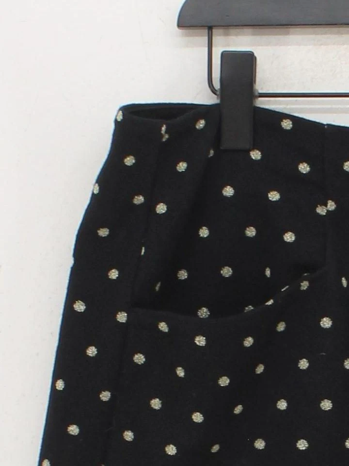 Fat Face Women's Mini Skirt UK 16 Black Polkadot 100% Other Short Mini - Image 4