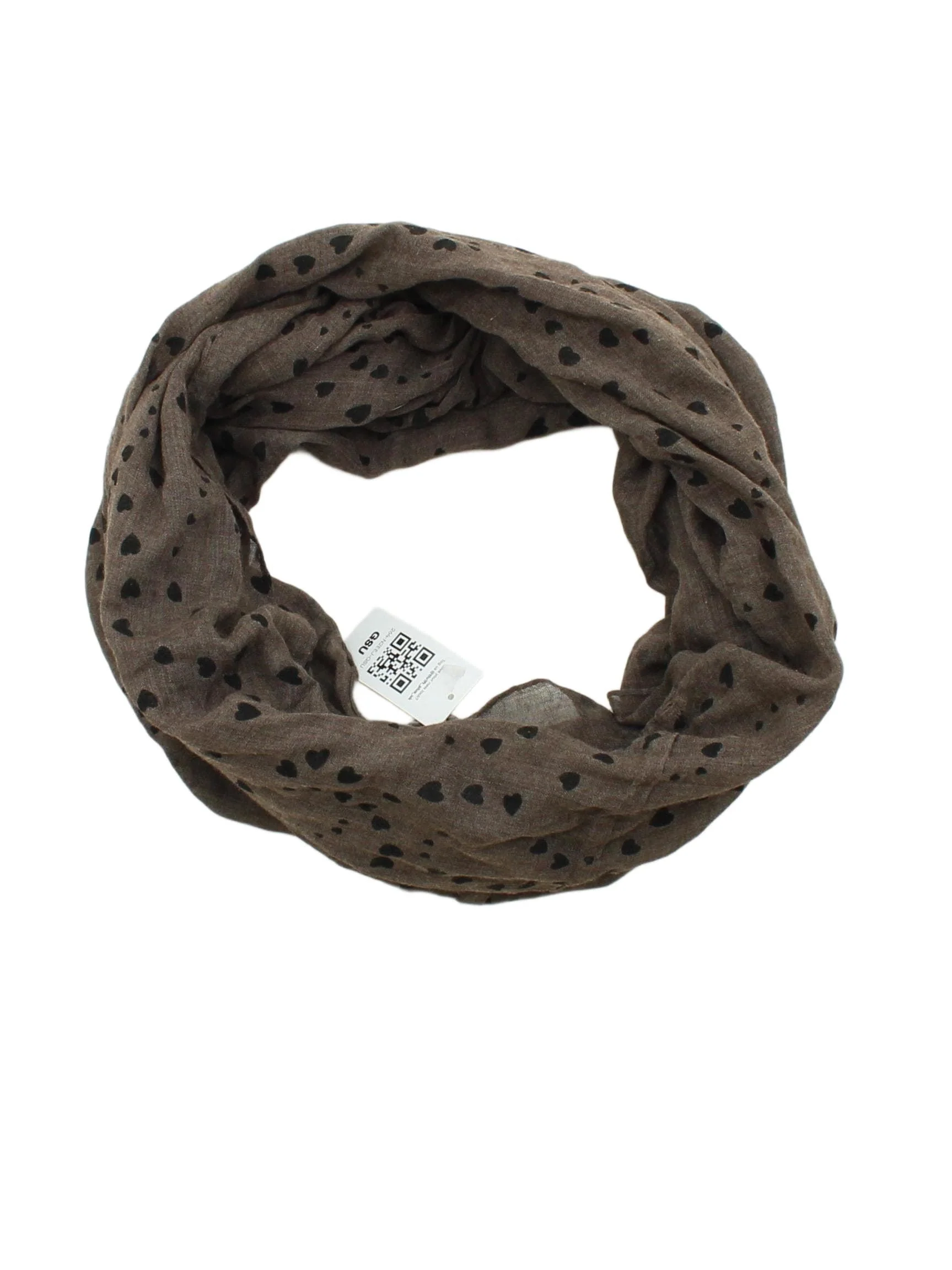Fat Face Women's Scarf Brown Animal Print 100% Other Rectangle Scarf