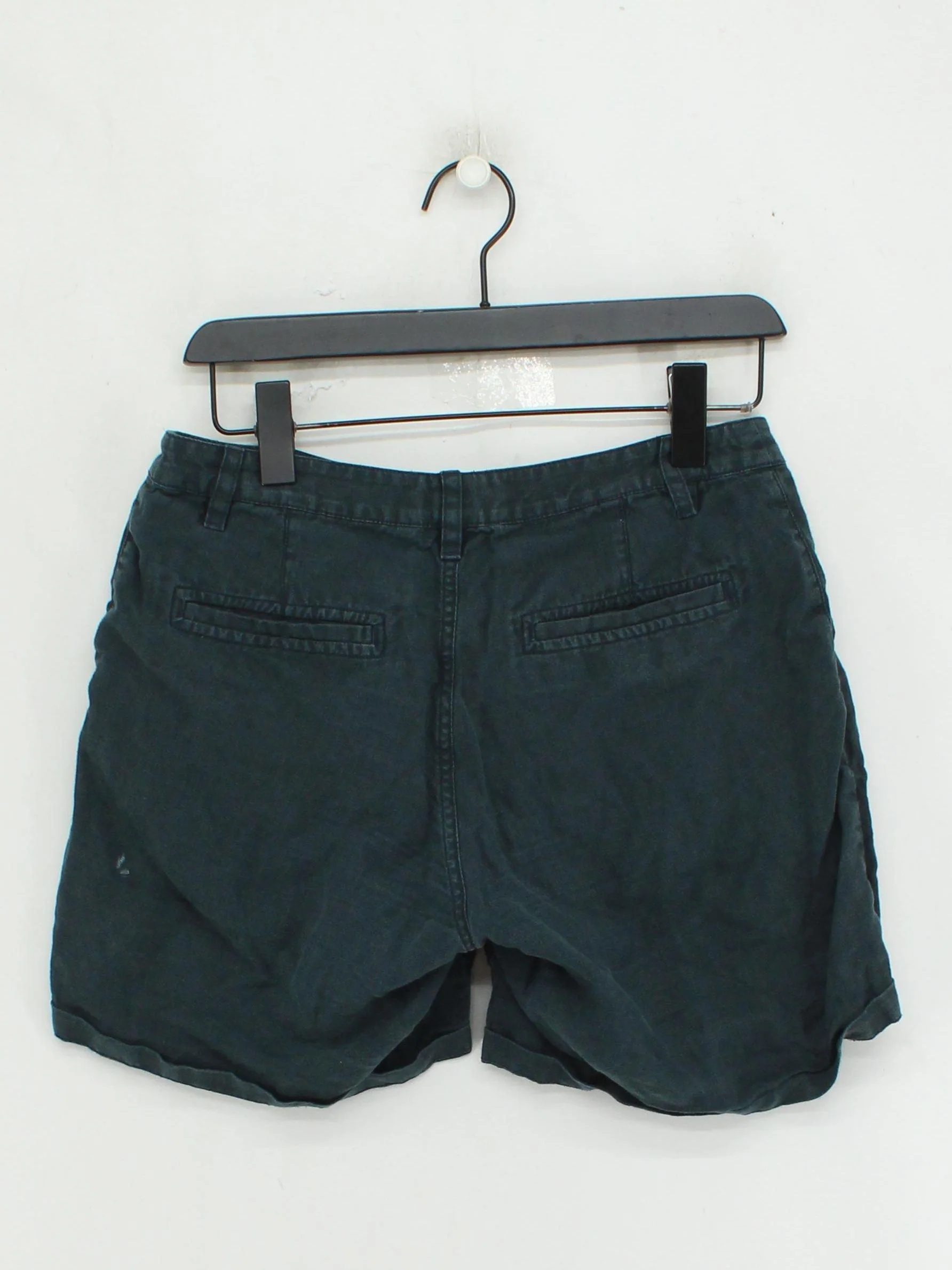 Fat Face Women's Shorts UK 10 Blue Linen with Cotton Cargo - Image 2