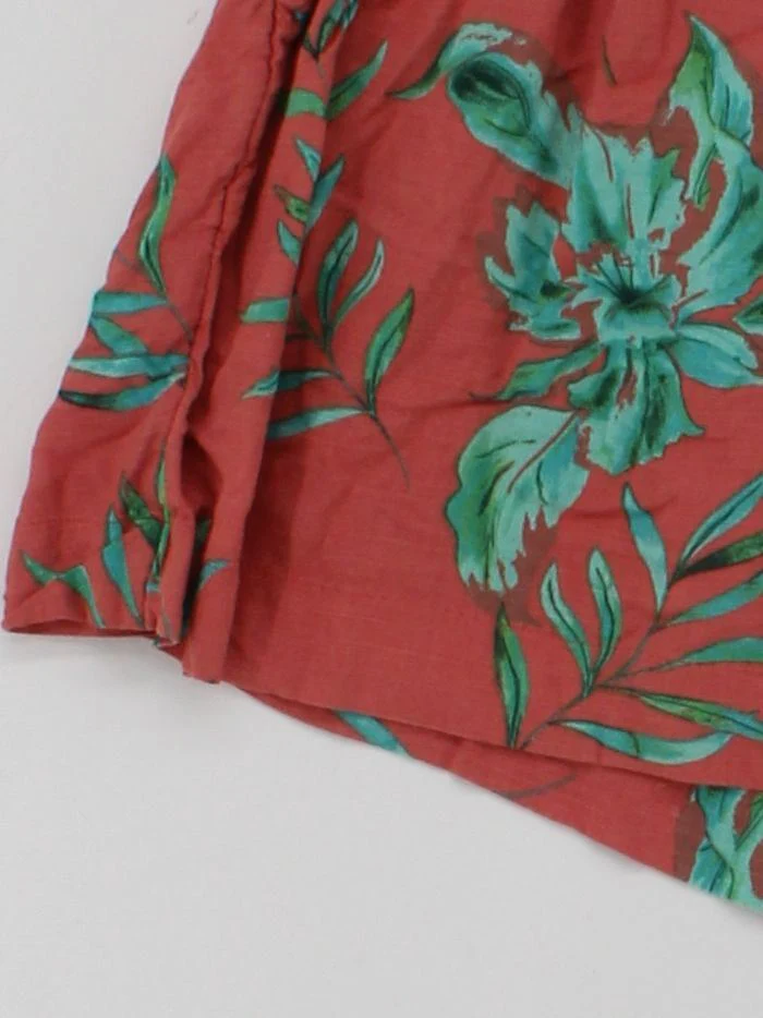 Fat Face Women's Shorts UK 10 Red Floral 100% Viscose Sweat - Image 4