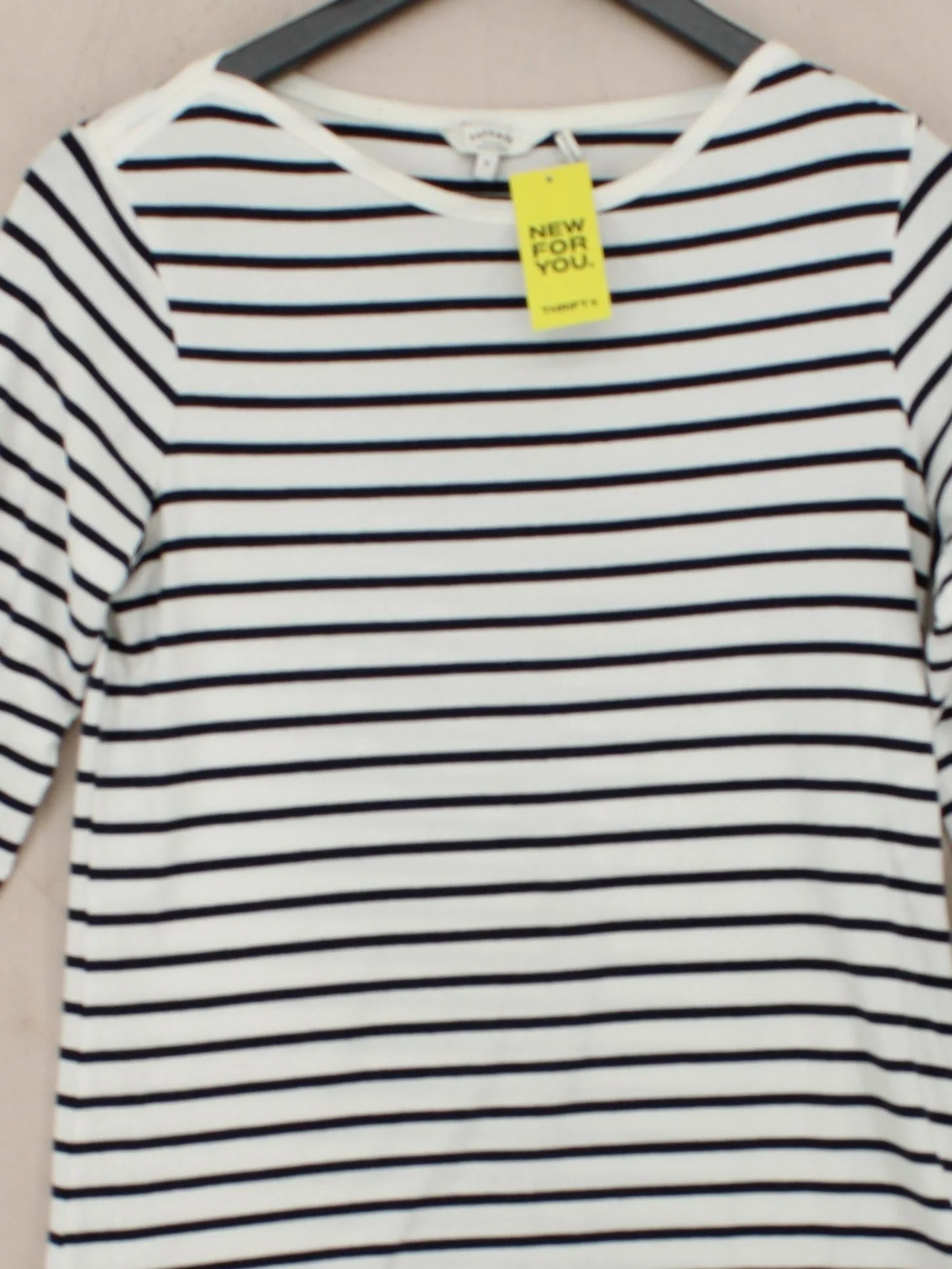 Fat Face Women's T-Shirt UK 6 White Cotton with Elastane Basic - Image 3