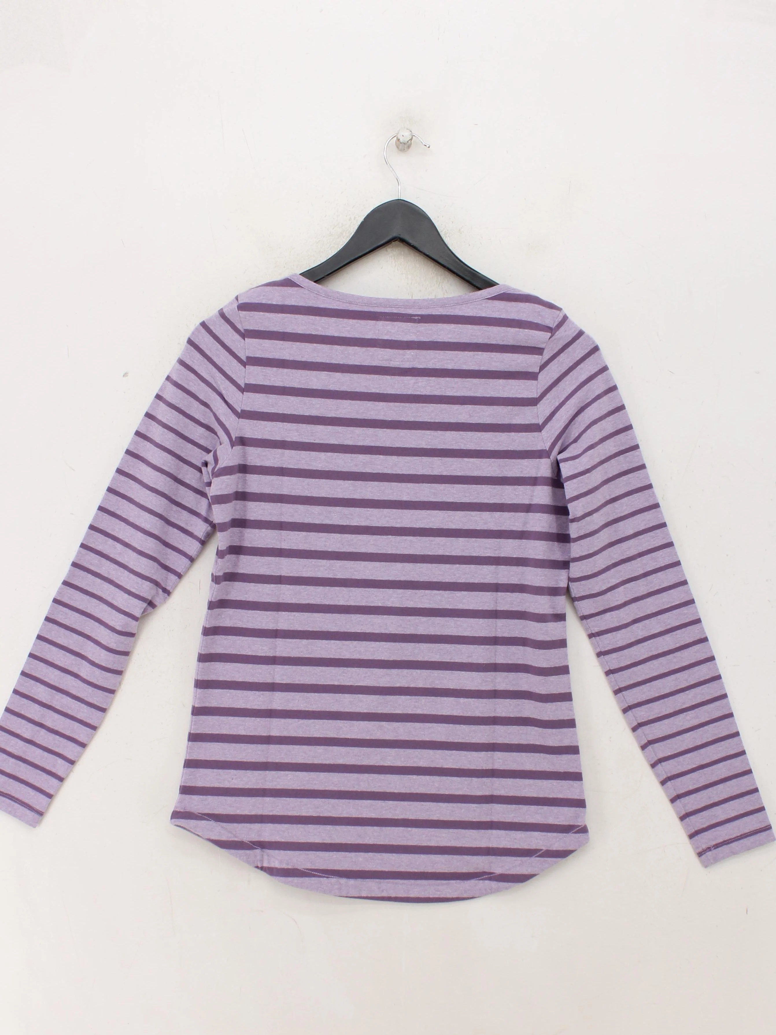 Fat Face Women's T-Shirt UK 8 Purple Cotton with Elastane Basic - Image 2