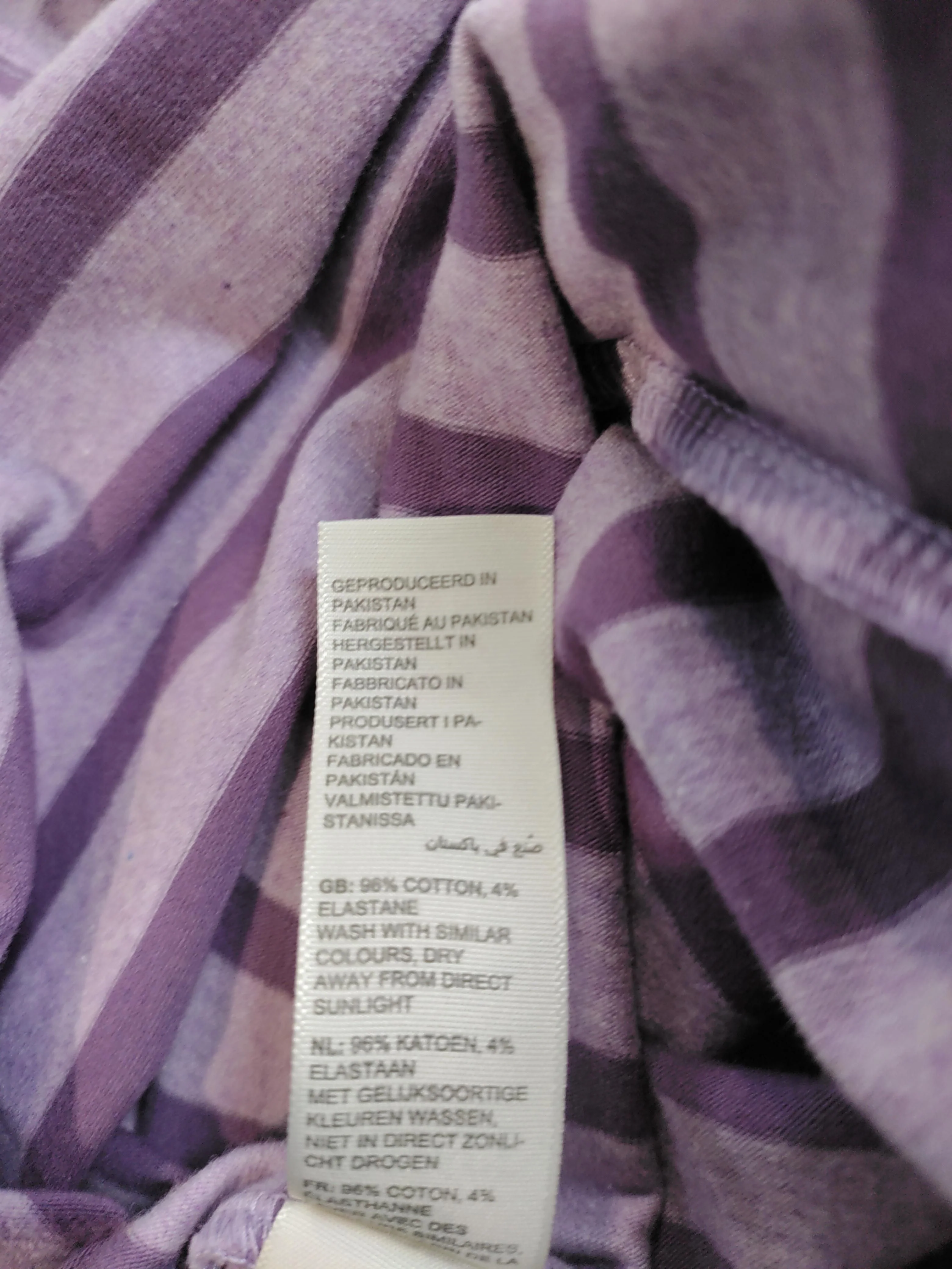 Fat Face Women's T-Shirt UK 8 Purple Cotton with Elastane Basic - Image 6