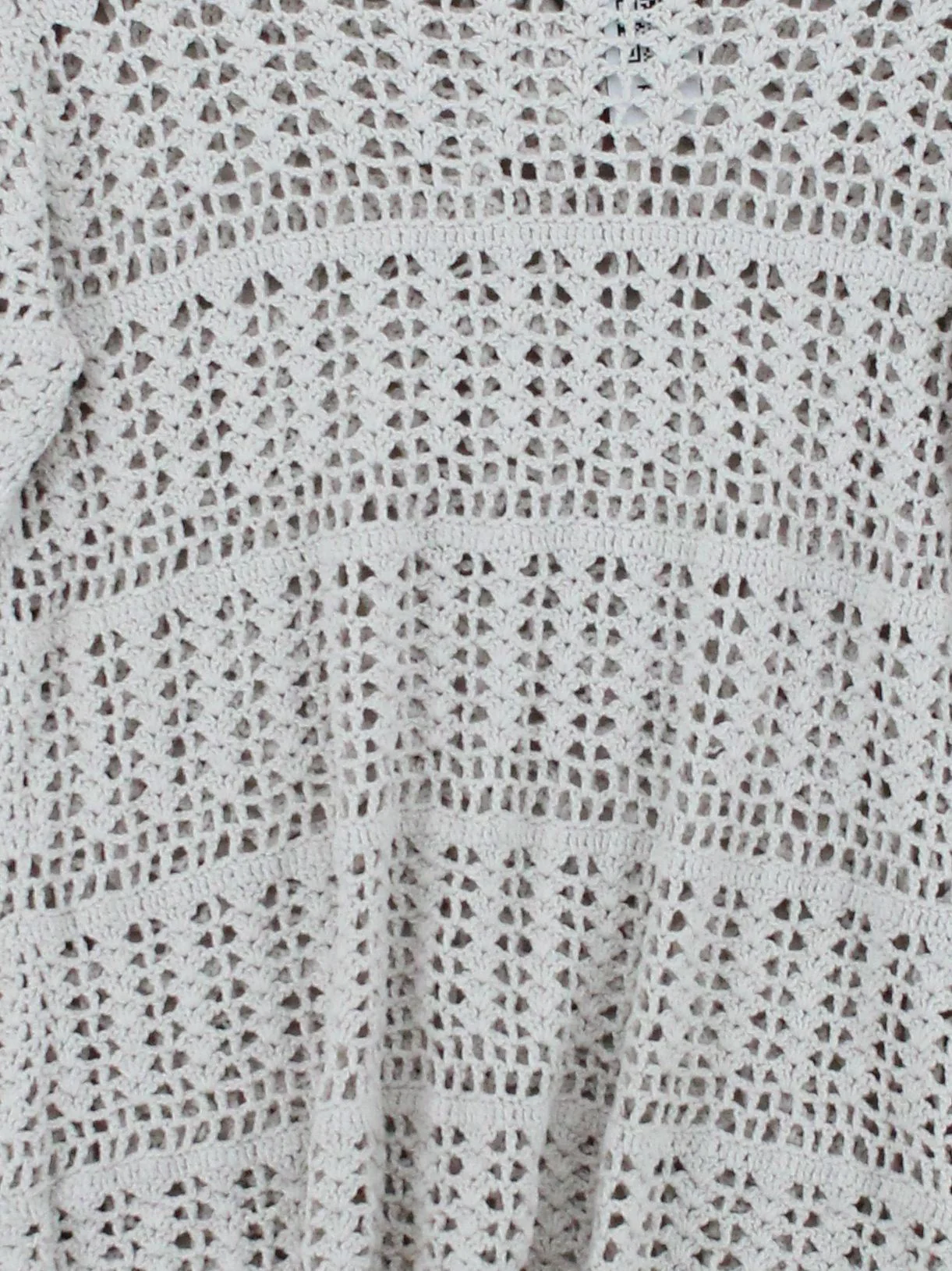 Fat Face Women's Top S Cream 100% Cotton 3/4 Sleeve Round Neck Tunic - Image 3