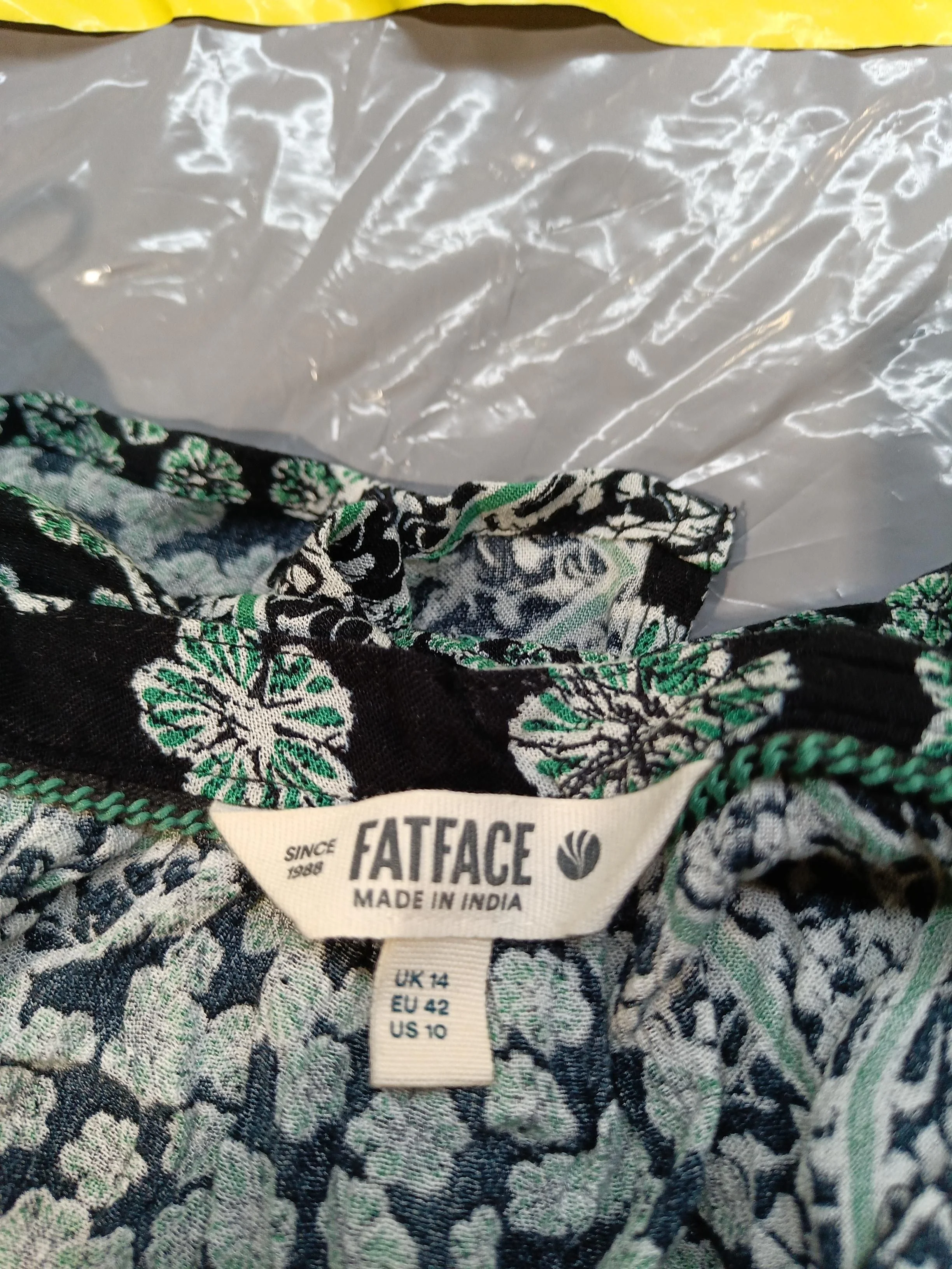 Fat Face Women's Top UK 14 Multi 100% Viscose Basic - Image 5