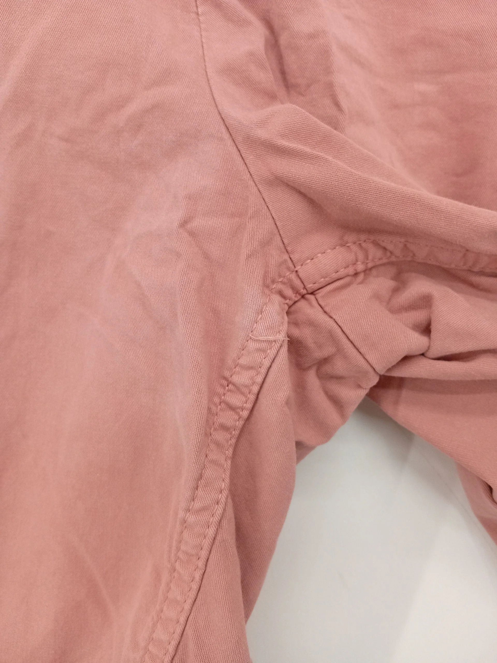 Fat Face Women's Trousers M Pink Cotton with Elastane Straight Chino - Image 6
